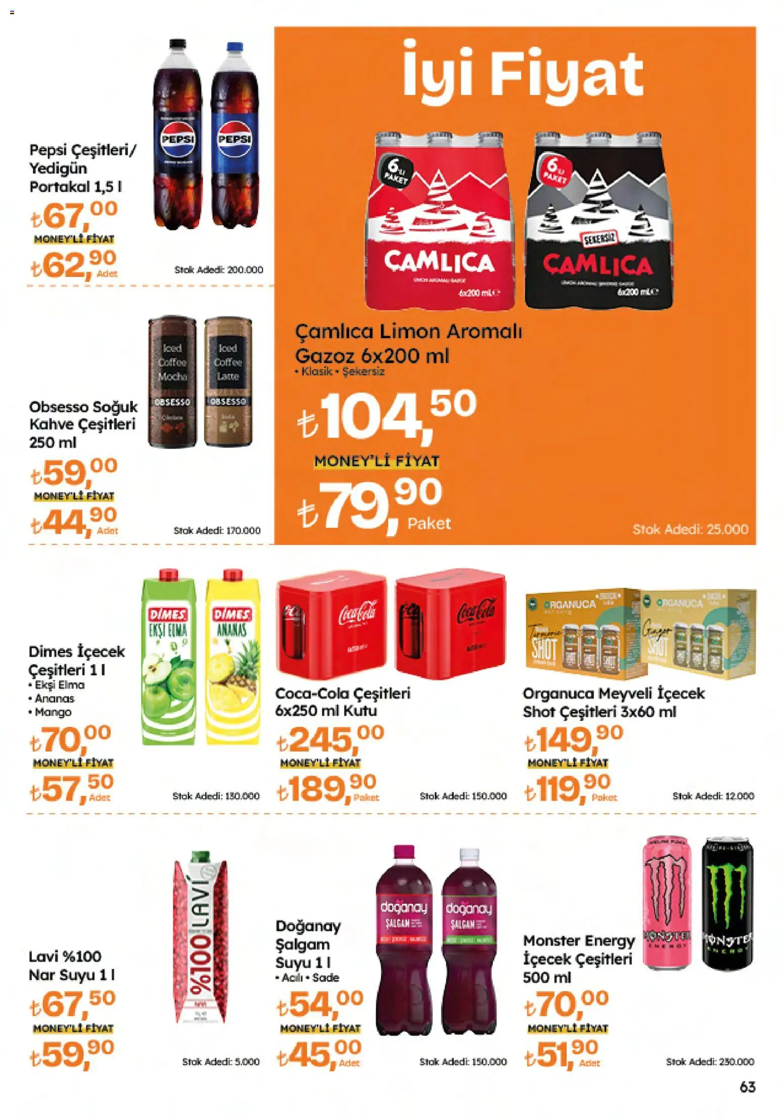 Migros Katalog - Migroskop - 12.02.2026 tarihinden itibaren geçerlidir | Sayfa: 63 | Ürünler: Kahve, Limon, Mango, Nar