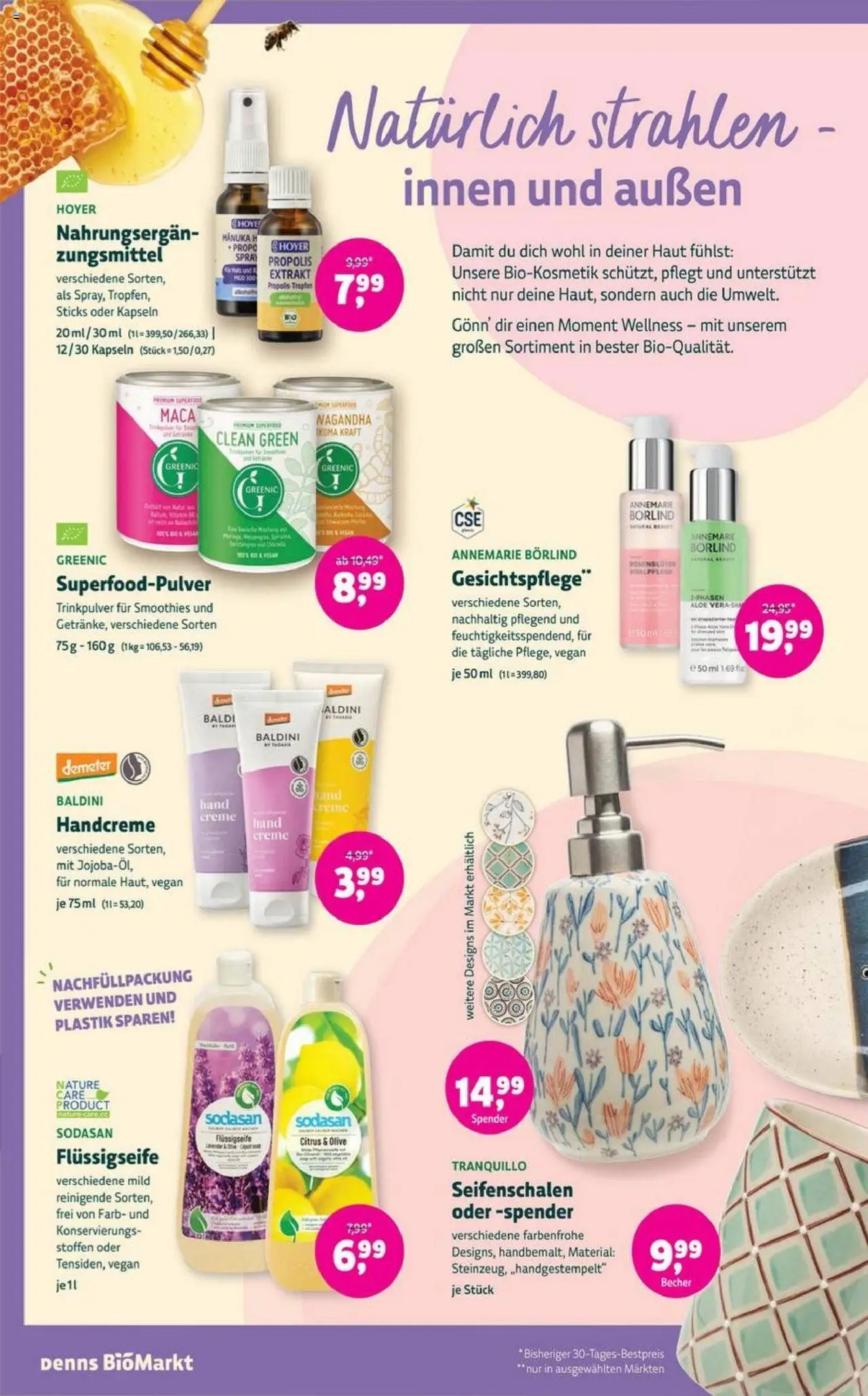 Denns BioMarkt Angebote – gültig ab 10.09.2025 | Seite: 14 | Produkte: Creme, Handcreme