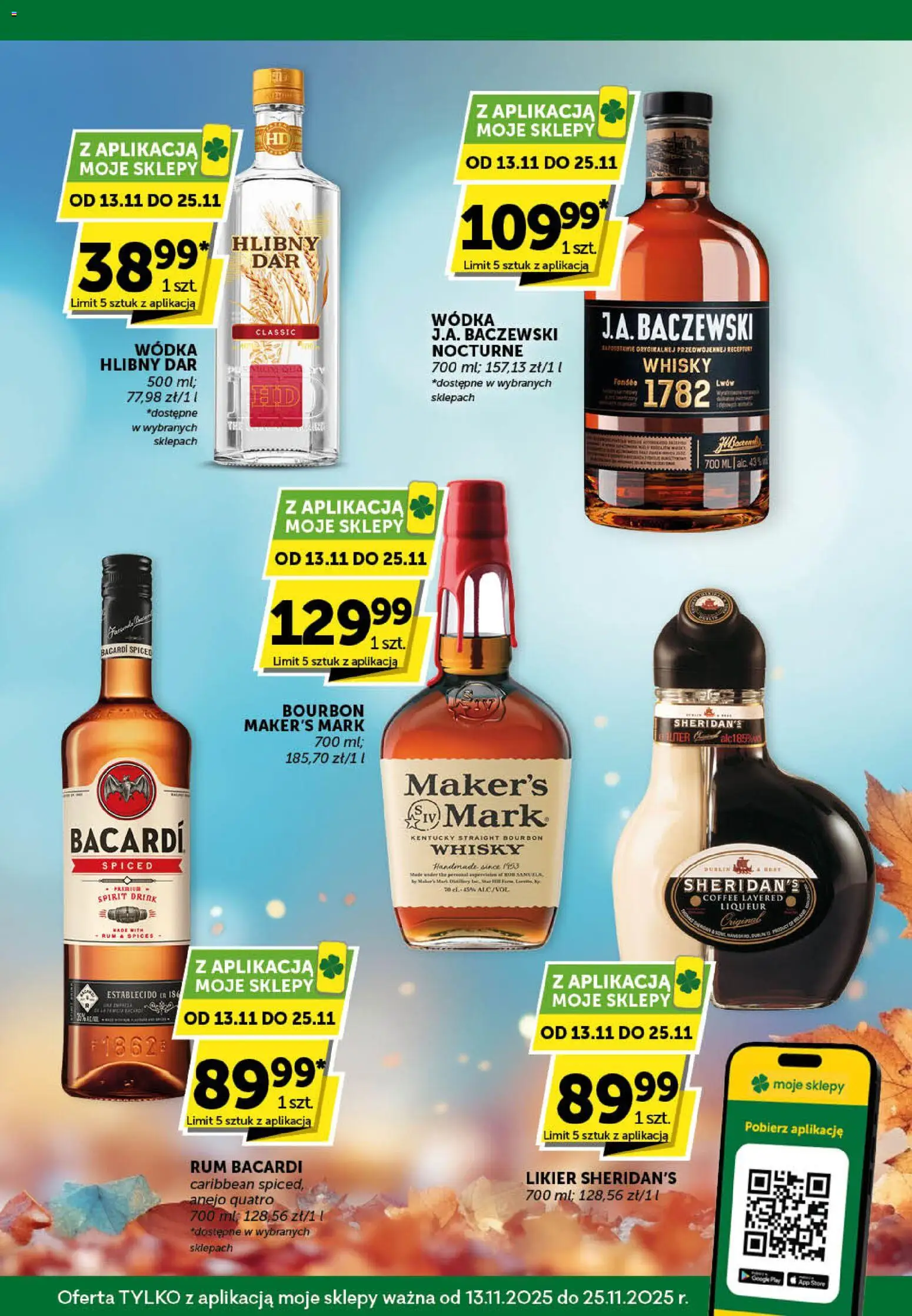 ABC Gazetka - Katalog alkoholowy od 13.11.2025 | Strona: 5 | Produkty: Rum Bacardi, Bacardi spiced, Rum, Wódka