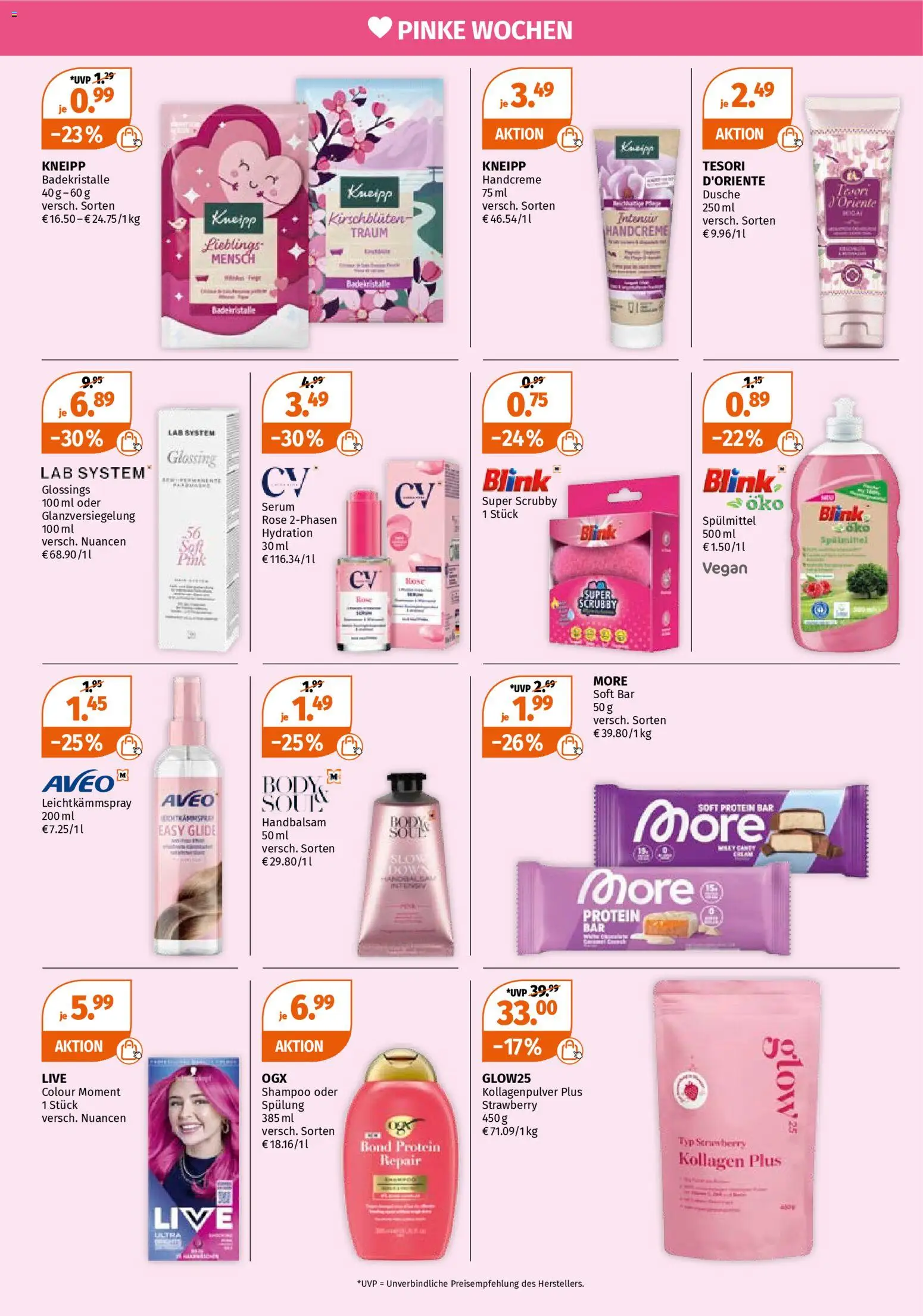 Müller Flugblatt gültig ab 02.03.2026 | Seite: 23 | Produkte: Dusche, Shampoo, Spülung, Handcreme