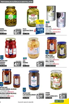Metro - Profesionalna rješenja za ugostiteljstvo - Pregled kataloga iz trgovine Metro, vrijedi od 02.02.2026 | Stranica: 9 | Proizvodi: Tikvice, Krastavci, Luk, Balsamico