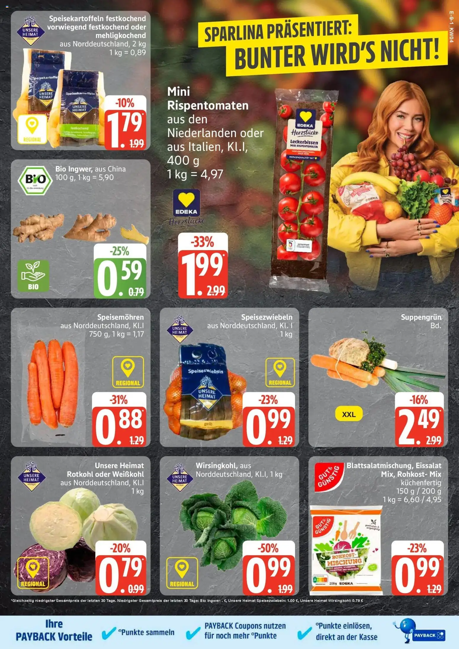 Edeka prospekt Bremervörde	 – gültig ab 18.01.2026 | Seite: 11 | Produkte: Rotkohl, Eissalat