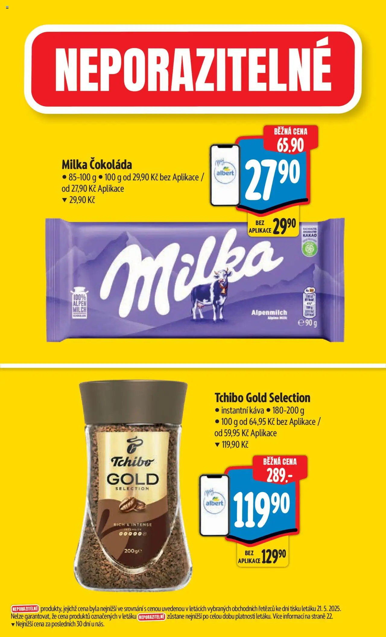 Albert leták - Hypermarket od 28.05.2025 | Strana: 4 | Produkty: Čokoláda milka, Káva, Tchibo, Instantní káva