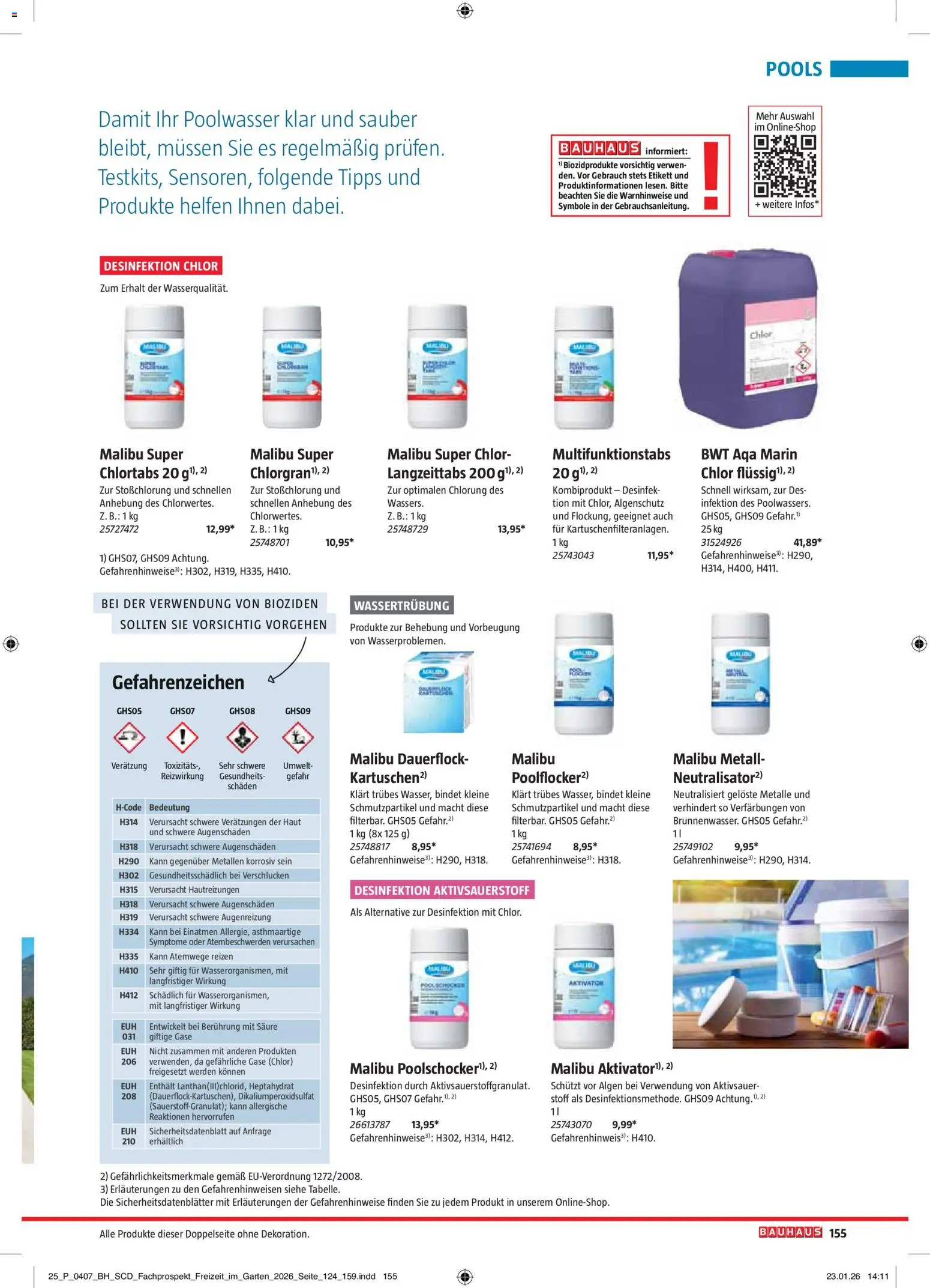 Bauhaus Freizeit im Garten gültig ab 01.05.2026 | Seite: 155