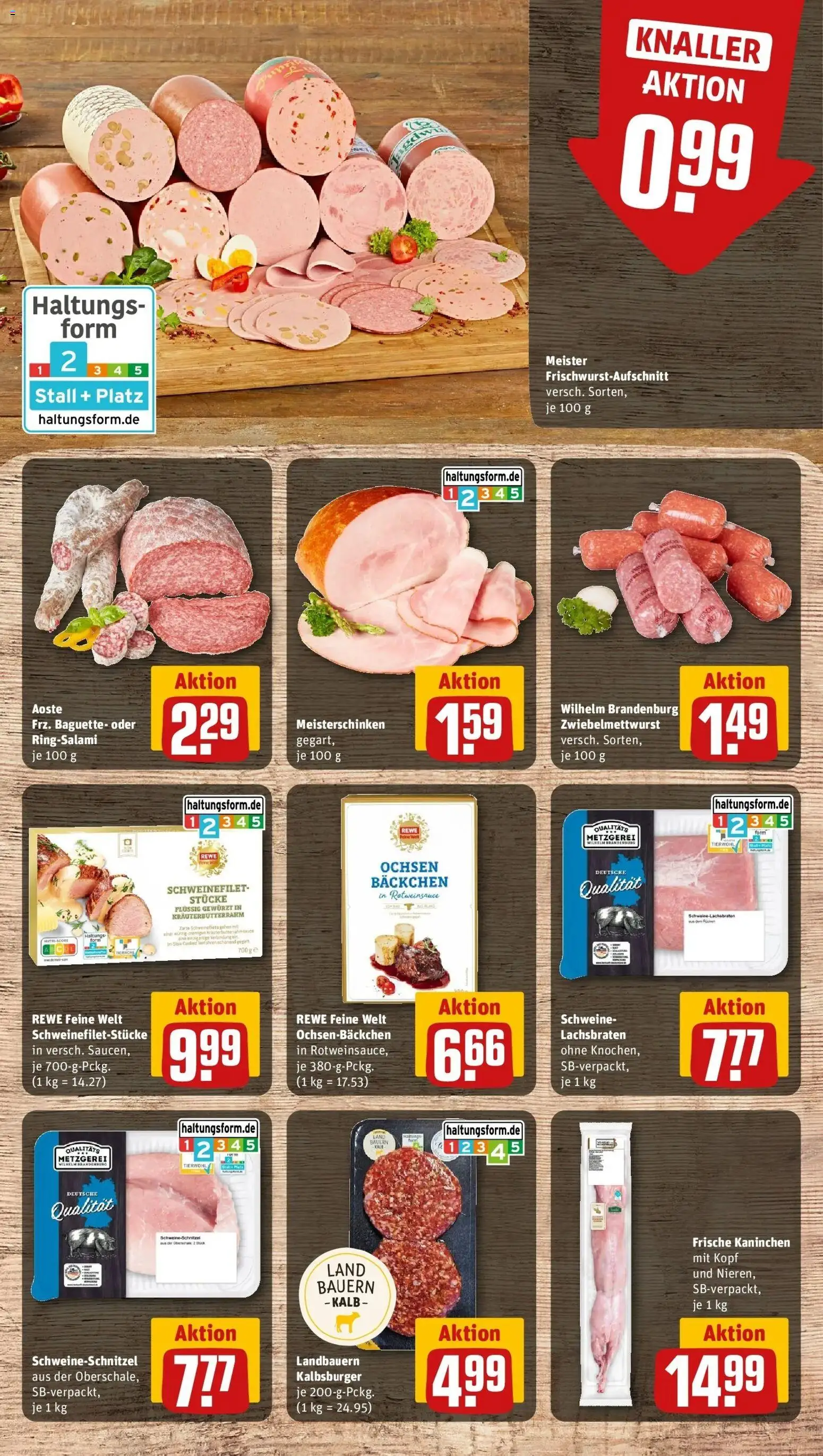 Rewe Prospekt Ulm	 – gültig ab 30.03.2026 | Seite: 12 | Produkte: Kaninchen, Burger, Baguette, Schweinefilet