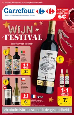 Carrefour - Hypermarken - Market Wijnfestival - Voorbeeld van een folder van Carrefour, geldig van 29.10.2025