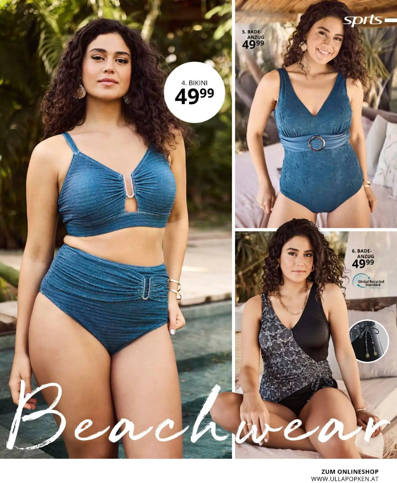 Ulla Popken akciós ujság - amely érvényes a következő dátumtól: 01.03.2026 | Oldal: 155 | Termékek: Bikini