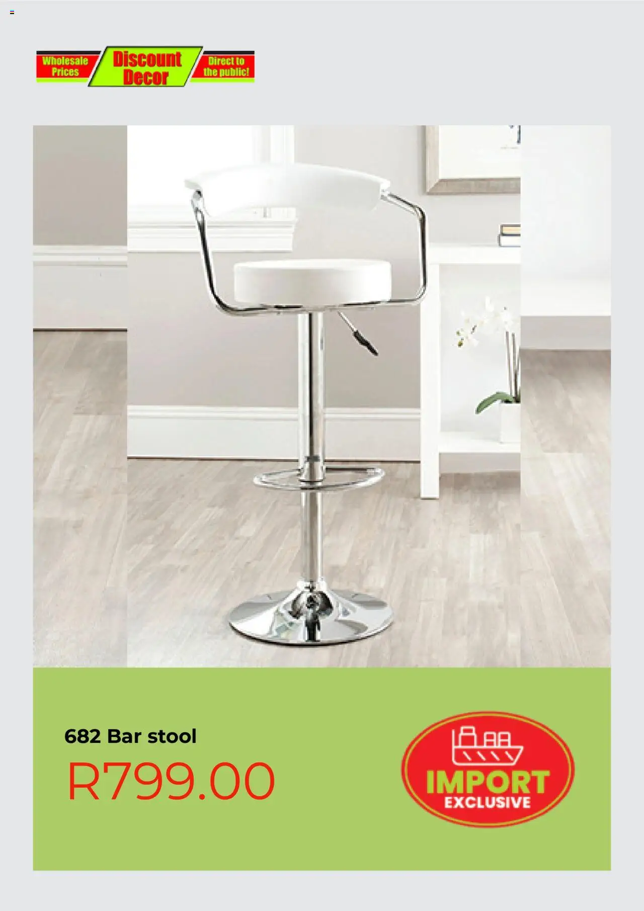 Discount Decor Specials │ valid from 07.08.2025 | Page: 6 | Products: Stool, Bar stool