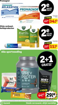 Kruidvat folder week 1 - Voorbeeld van een folder van Kruidvat, geldig van 30.12.2025 | Pagina: 23 | Producten: Whey, Oreo, La, Kan