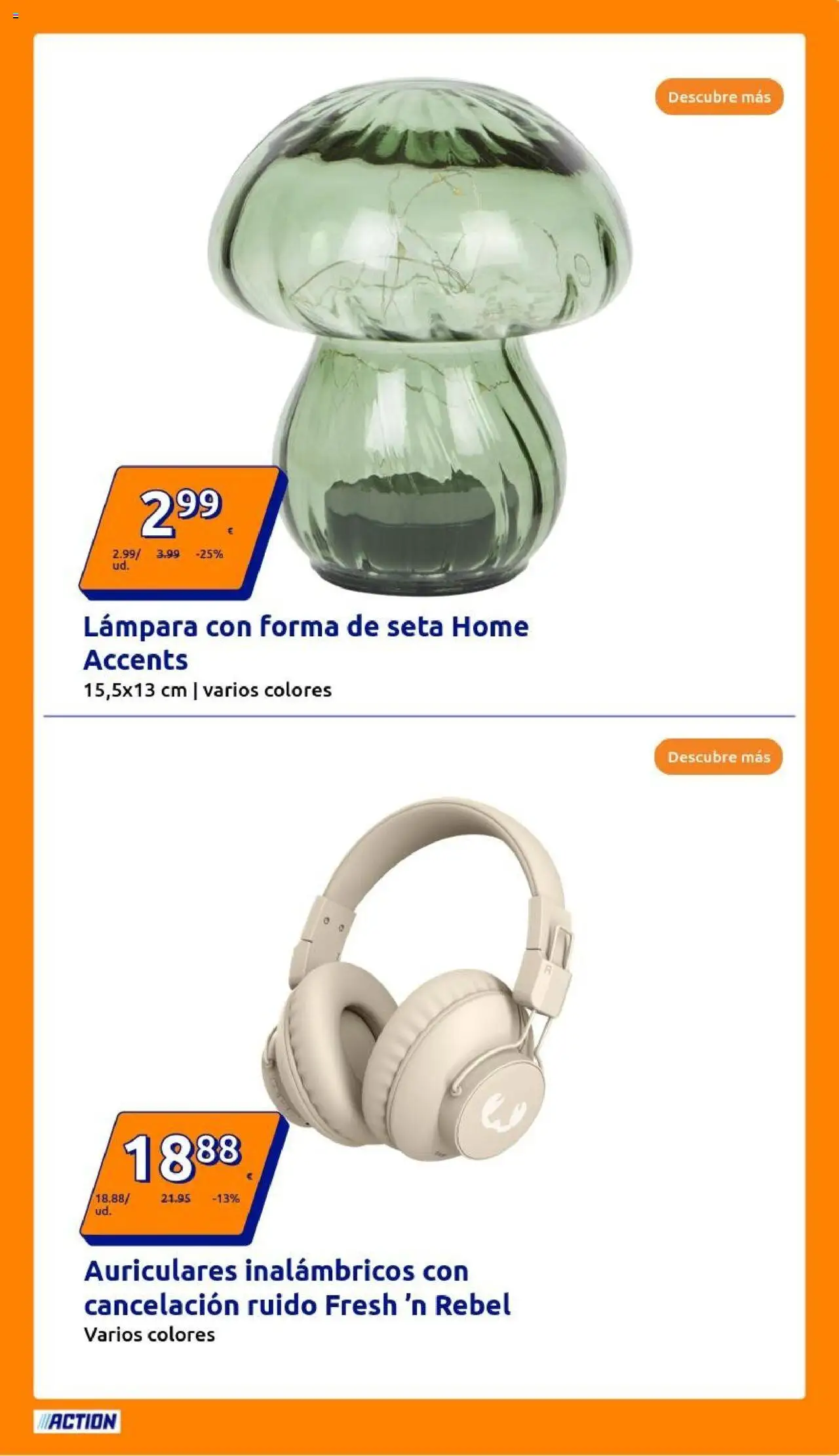 Action - folleto │ válido desde el 27.08.2025 | Página: 7 | Productos: Auriculares, Lámpara