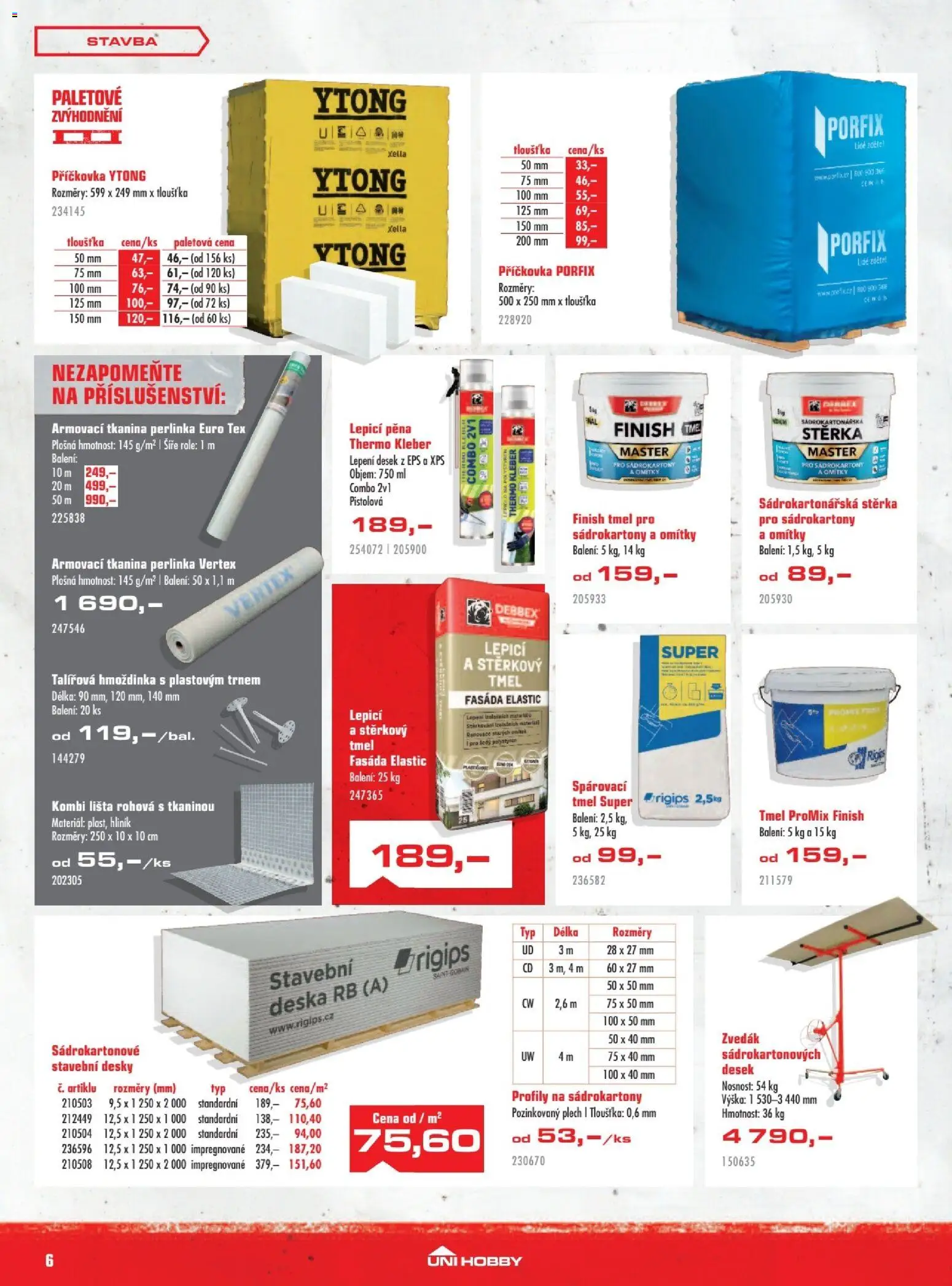 Uni Hobby leták od 29.01.2026 | Strana: 6 | Produkty: Finish, Plech, Desky