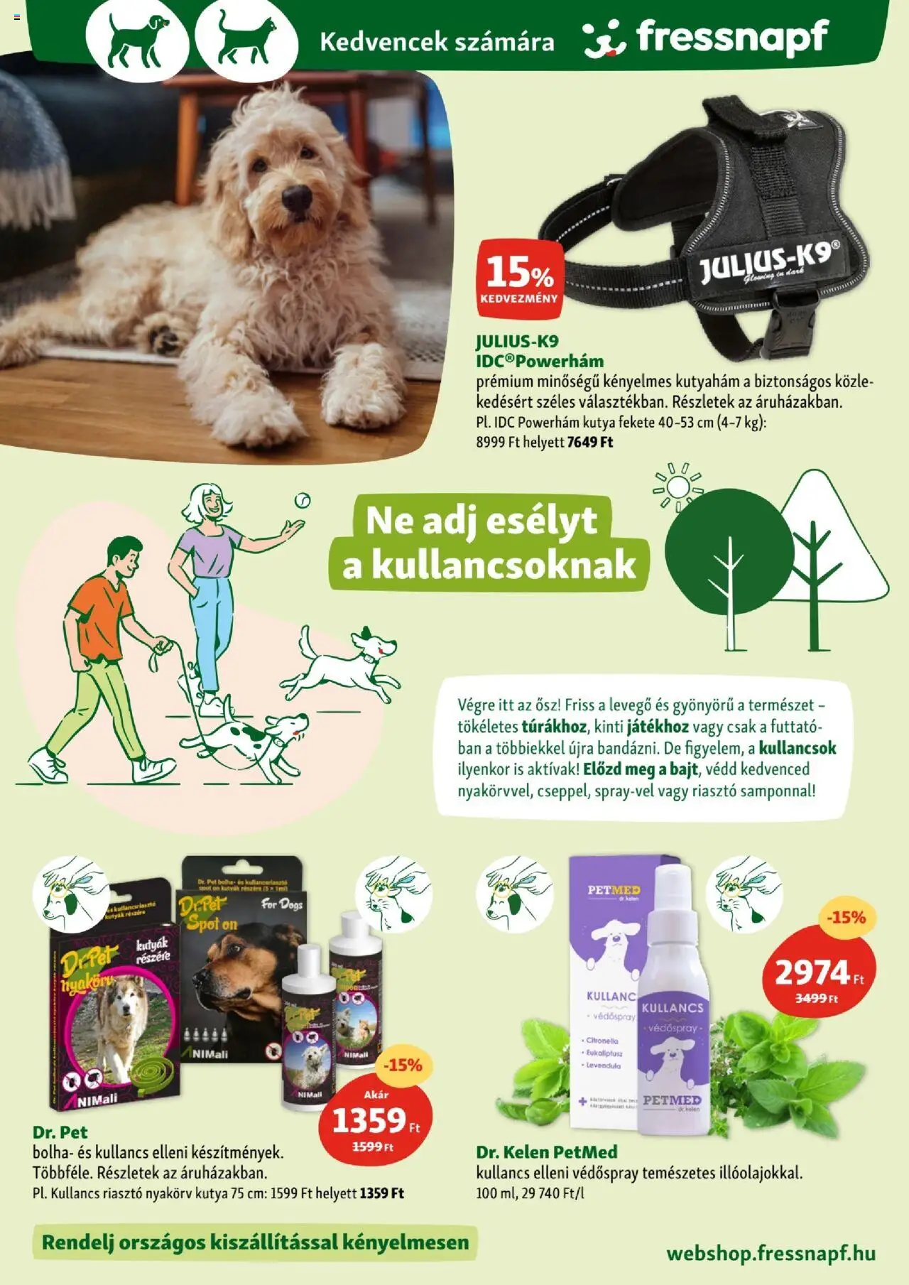 Fressnapf akciós ujság - amely érvényes a következő dátumtól: 11.09.2025 | Oldal: 18 | Termékek: Kullancsriasztó, Riasztó, Levendula
