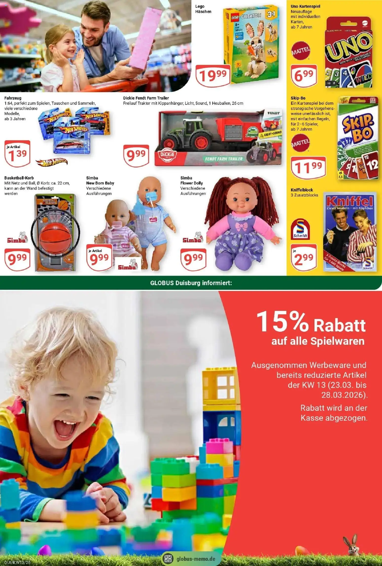 Globus prospekt Duisburg	 – gültig ab 23.03.2026 | Seite: 27 | Produkte: Korb, PC