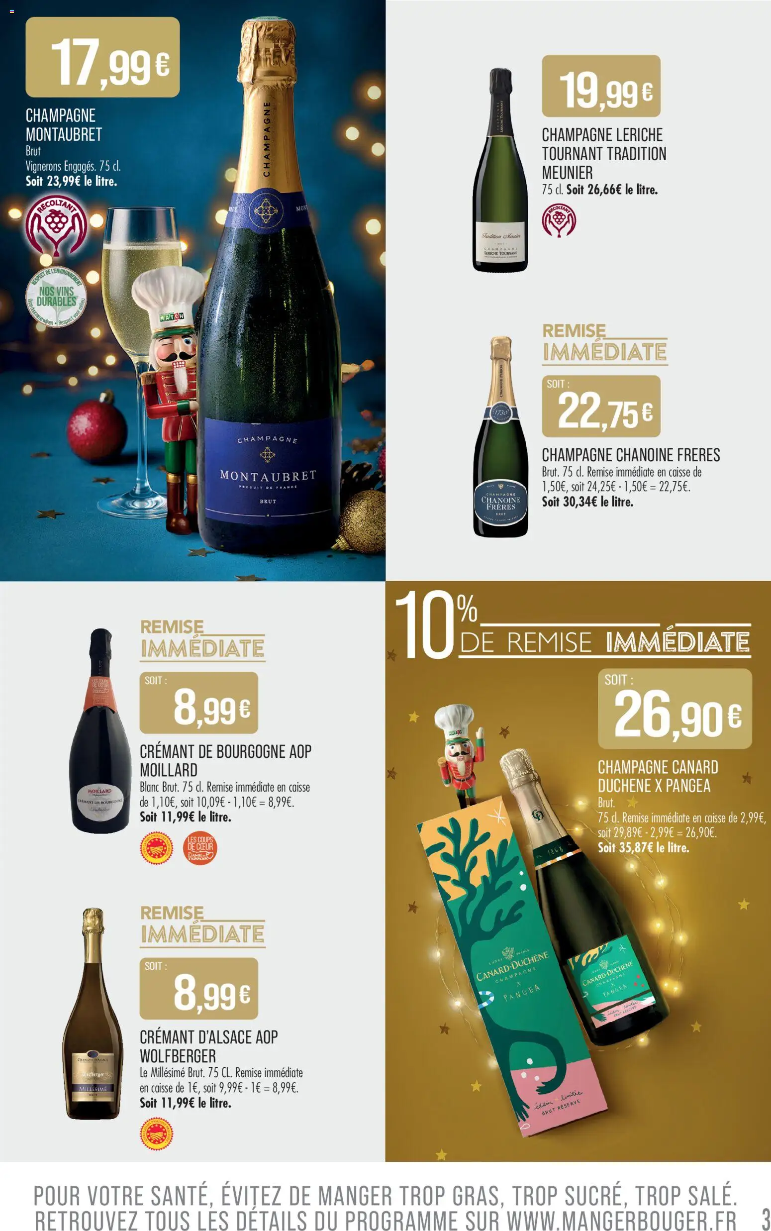 {H1} | Page: 3 | Produits: Crémant de bourgogne, Champagne, Crémant, Crémant d'alsace
