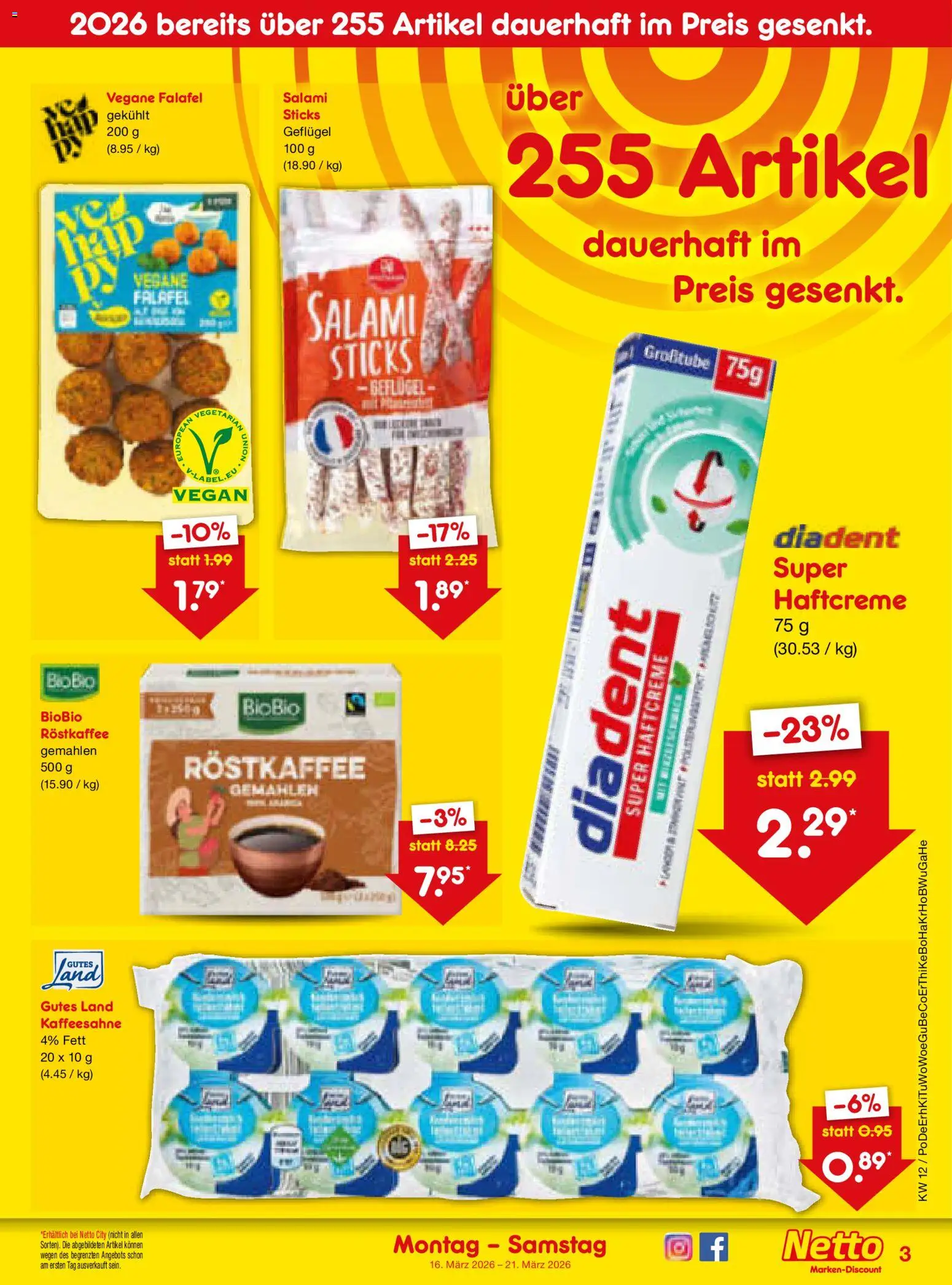 Netto Marken-Discount Prospekt 	 – gültig ab 16.03.2026 | Seite: 31 | Produkte: Salami