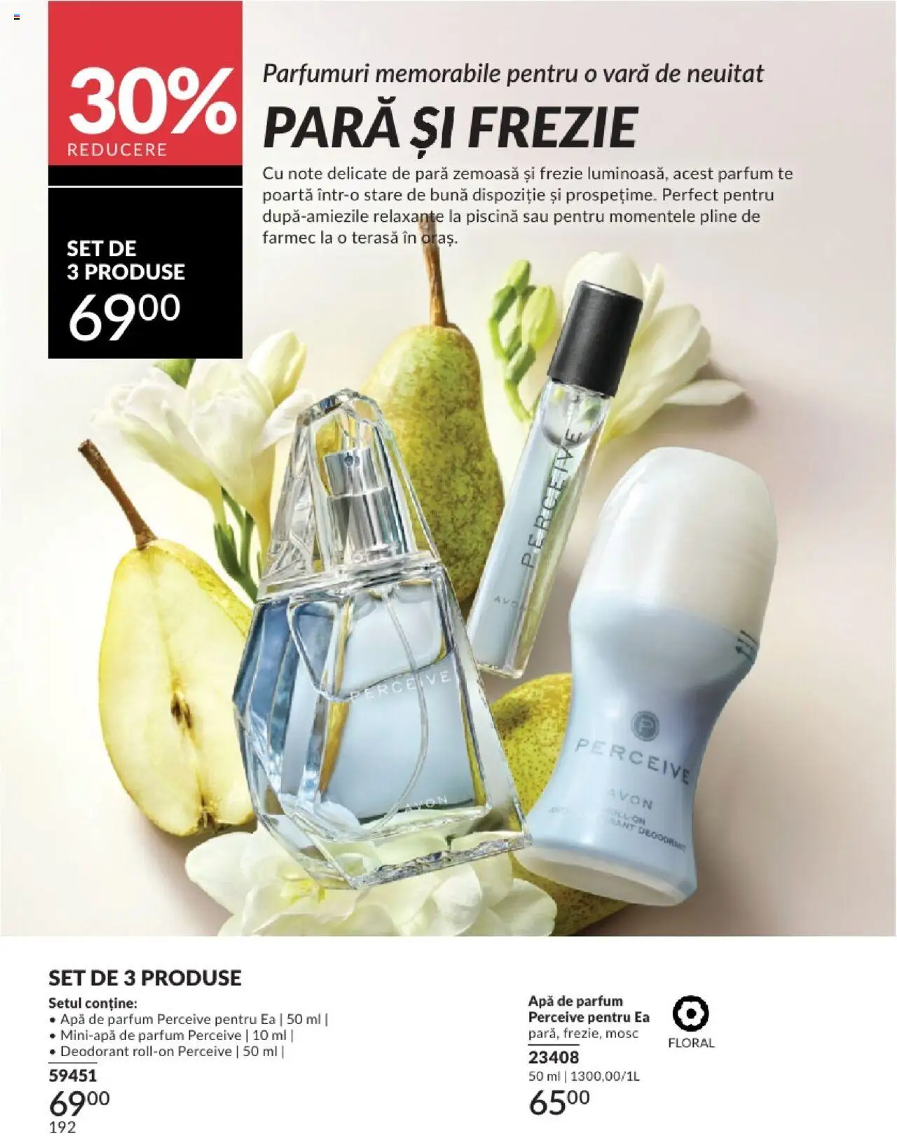 Catalog Avon - 08 2025 – valabil de la 01.08.2025 | Pagină: 192 | Produse: Apă de parfum, Parfum, Deodorant, Apă