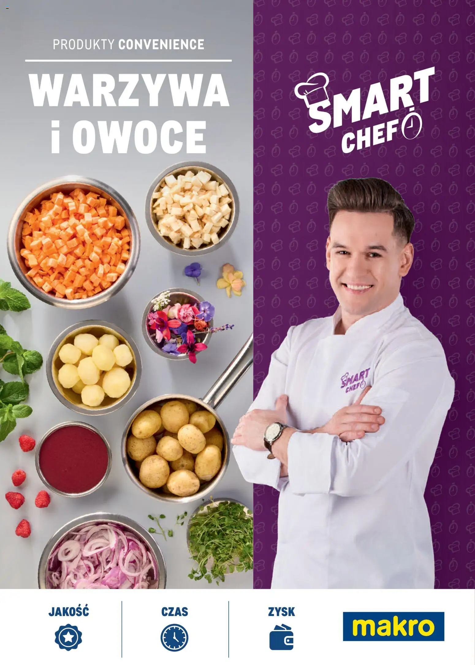 Makro Gazetka - Smart Chef Warzywa i Owoce od 01.01.2026 | Strona: 1 | Produkty: Warzywa, Owoce