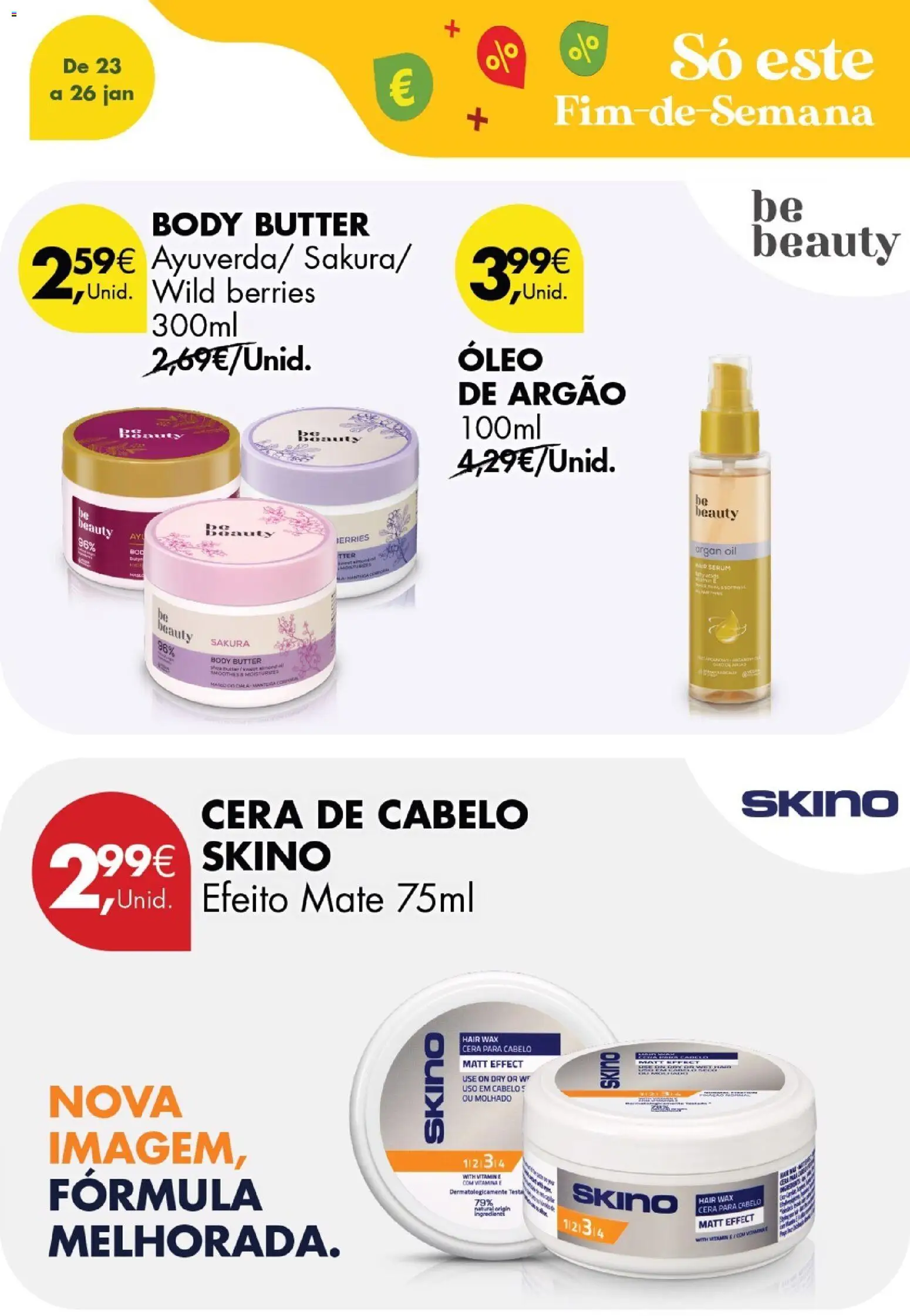 Pingo Doce Poupe este Fim de Semana │ válido de 23.01.2026 | Página: 17 | Produtos: Sérum, Cera, Manteiga, Óleo