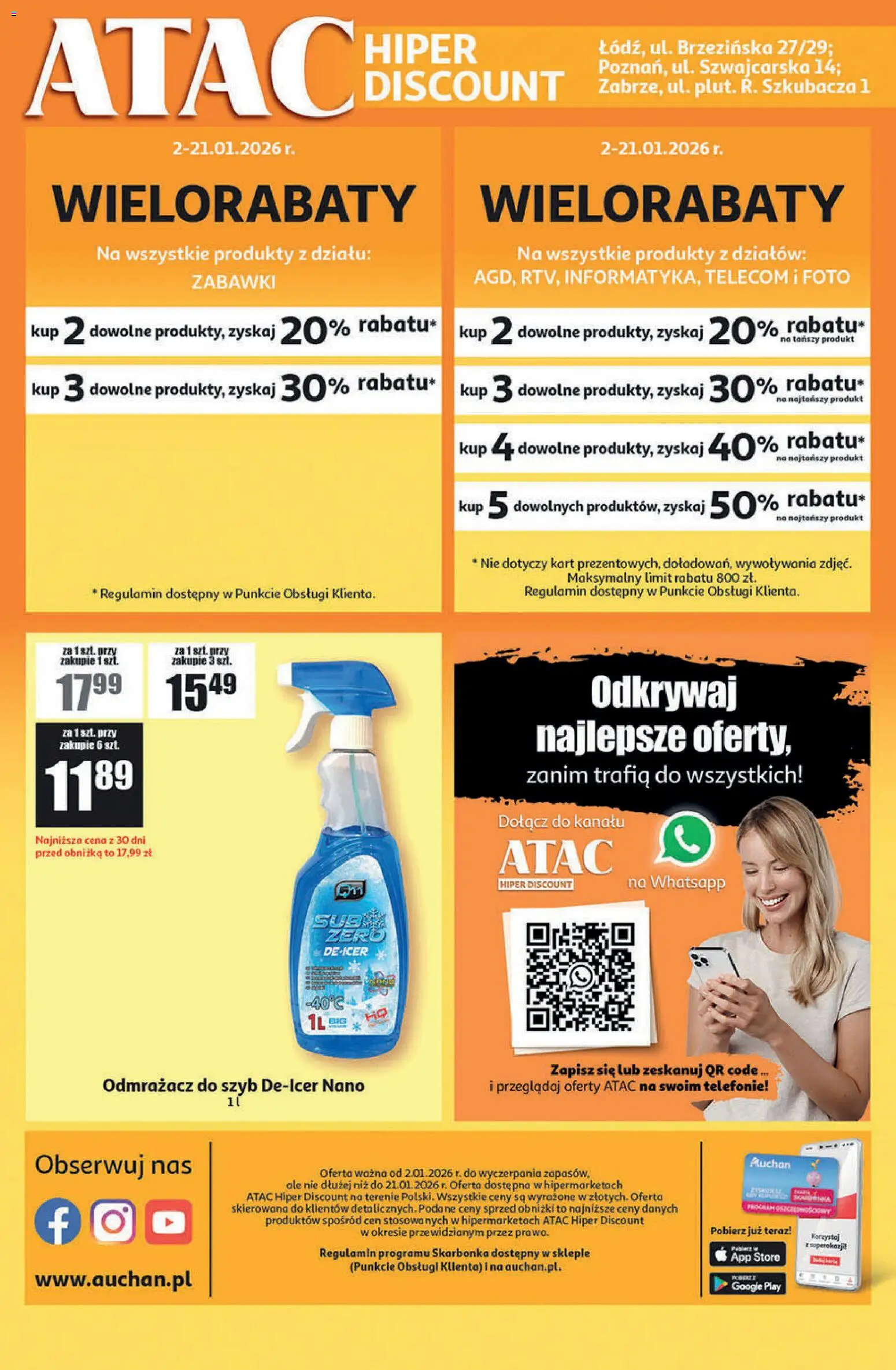 Auchan Gazetka - ATAC Hiper Discount od 02.01.2026 | Strona: 4