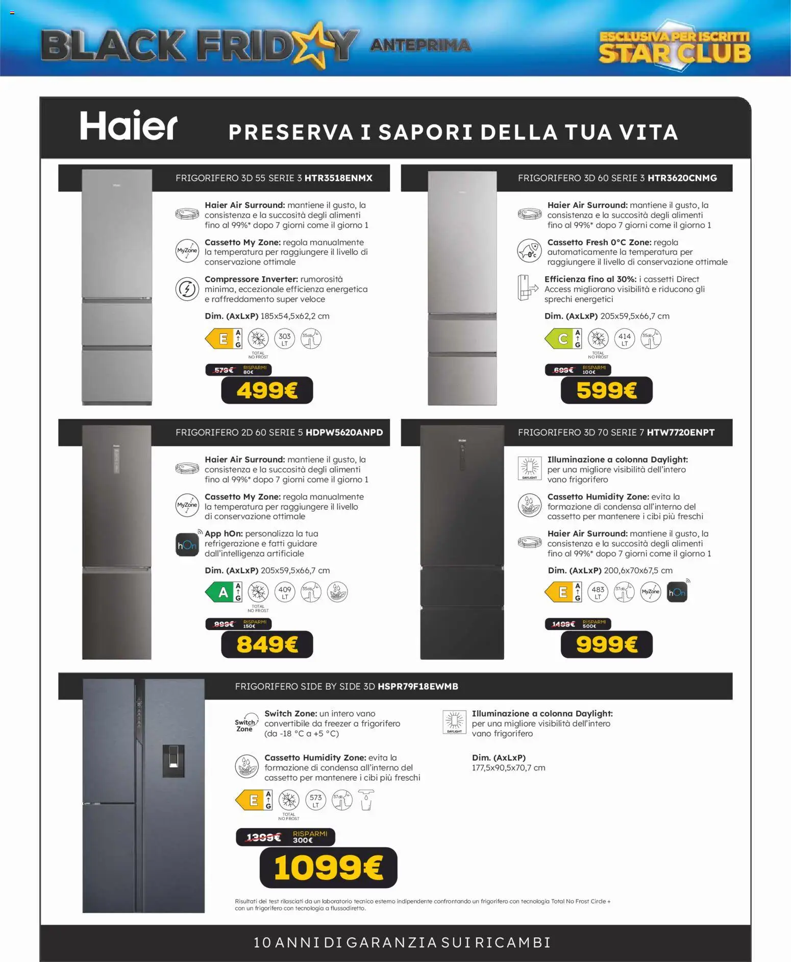 Volantino Euronics del 31.10.2025 | Pagina: 39 | Prodotti: Compressore, Freezer, Frigorifero