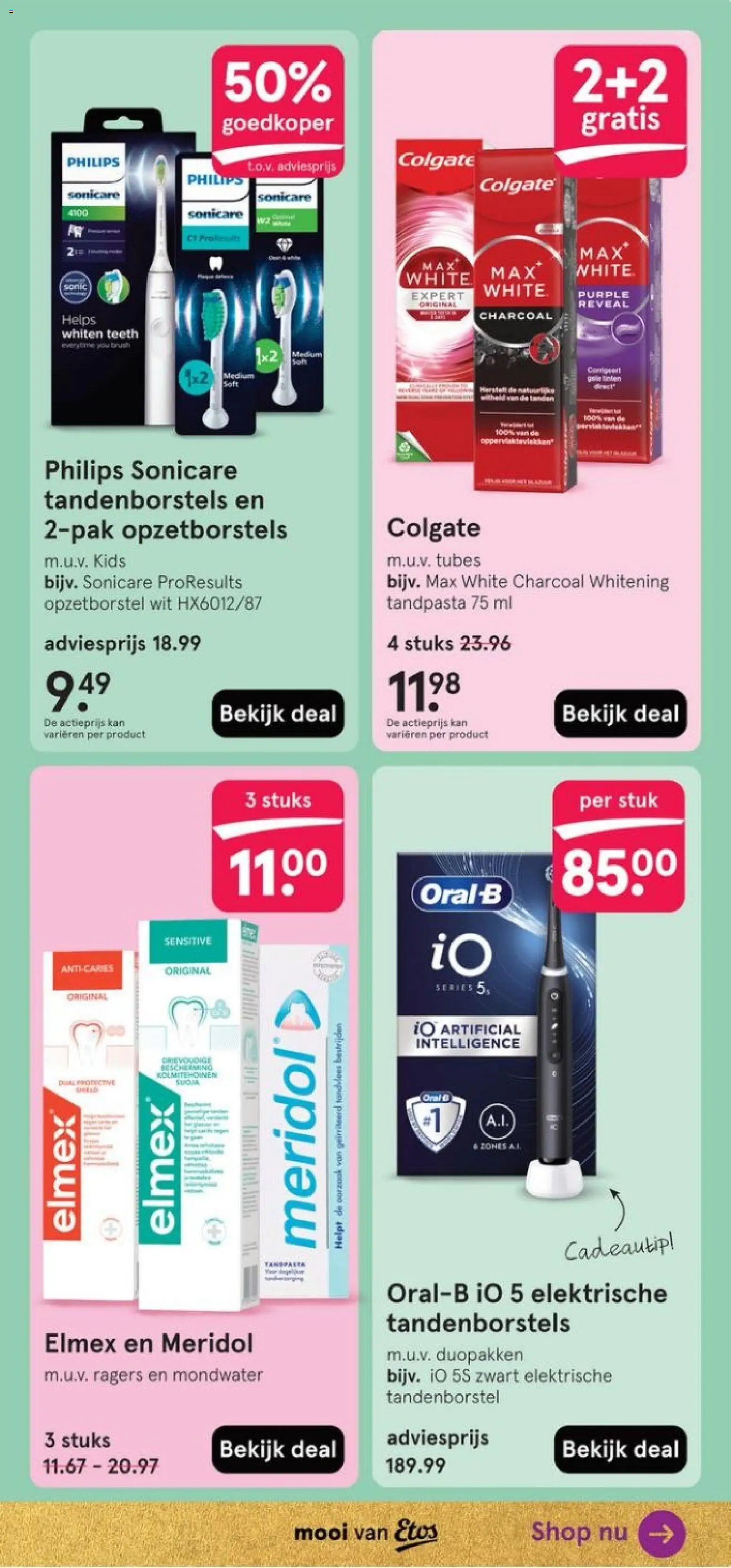 {H1} | Pagina: 41 | Producten: Tandpasta, Mondwater, Kan, Elektrische tandenborstel