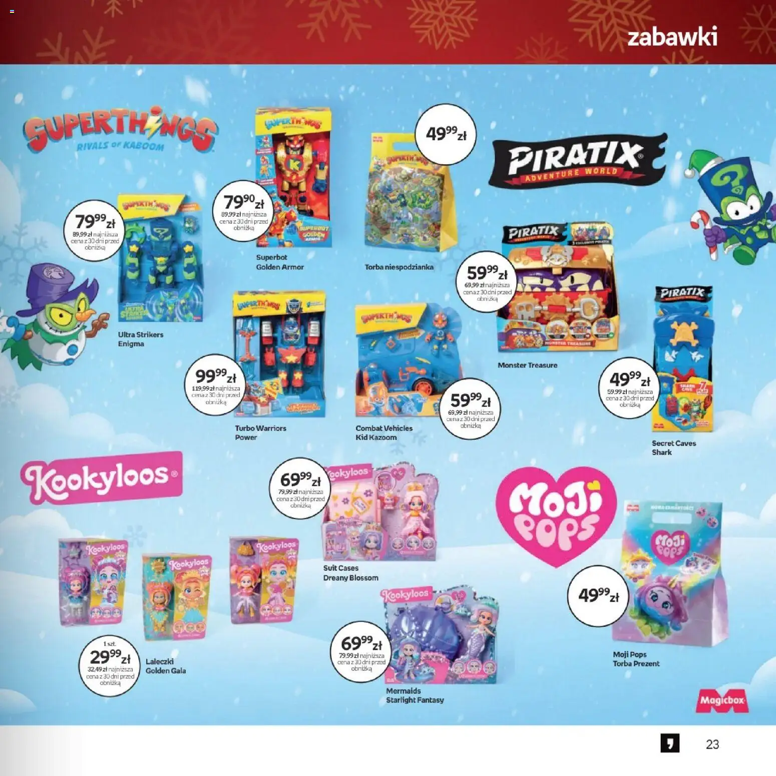 Empik promocje - Xmas Zabawki2 od 10.12.2025 | Strona: 23 | Produkty: Torba, Moji pops