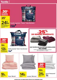 Carrefour - Prévisualisation de Carrefour catalogue Apero dinatoire valide à partir de 02.12.2025 | Page: 72 | Produits: Oreiller, Couette imprimée, La couette, Couette