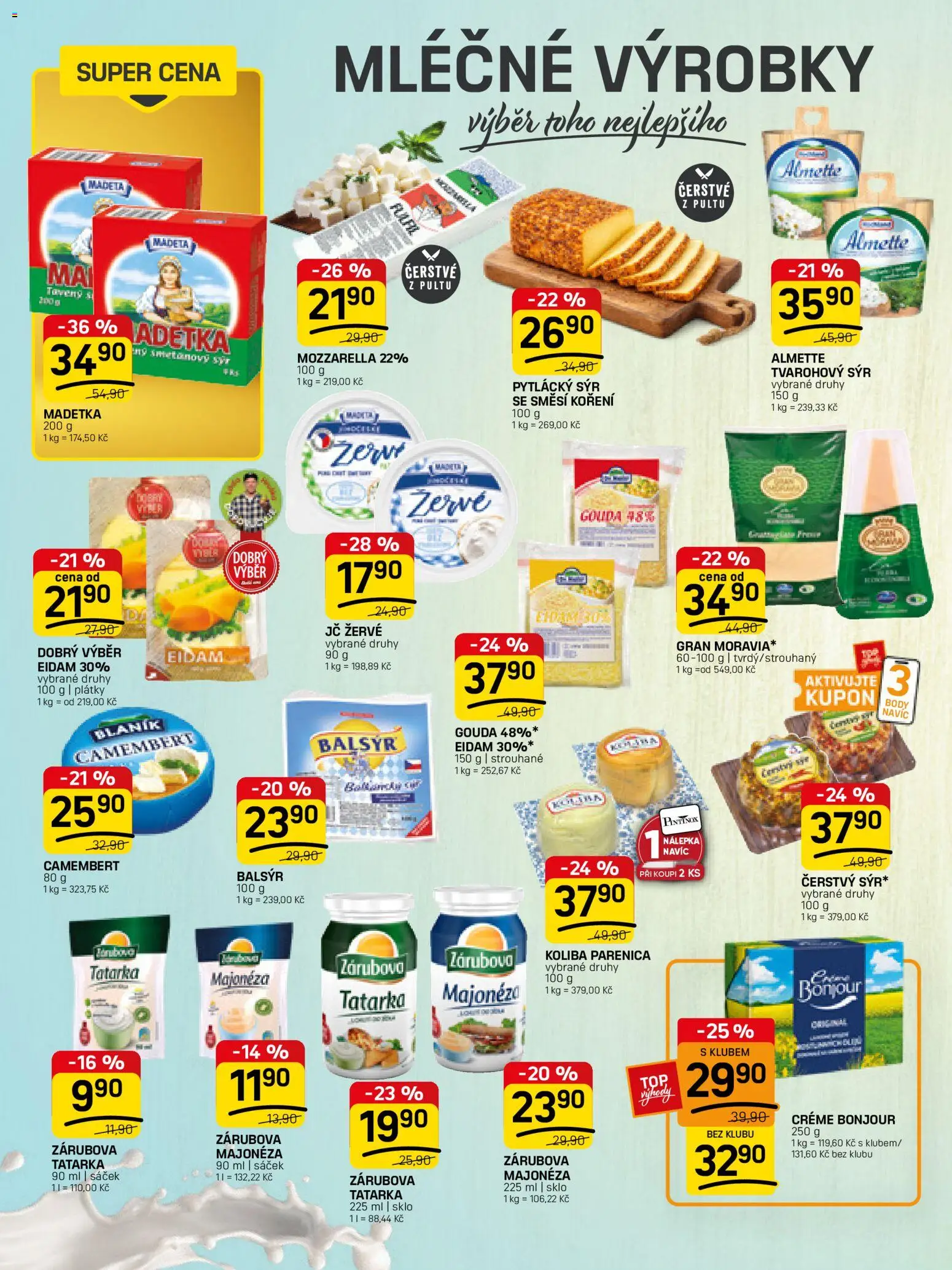 Flop leták - FlopTop od 08.04.2026 | Strana: 4 | Produkty: Parenica, Koření, Eidam, Camembert