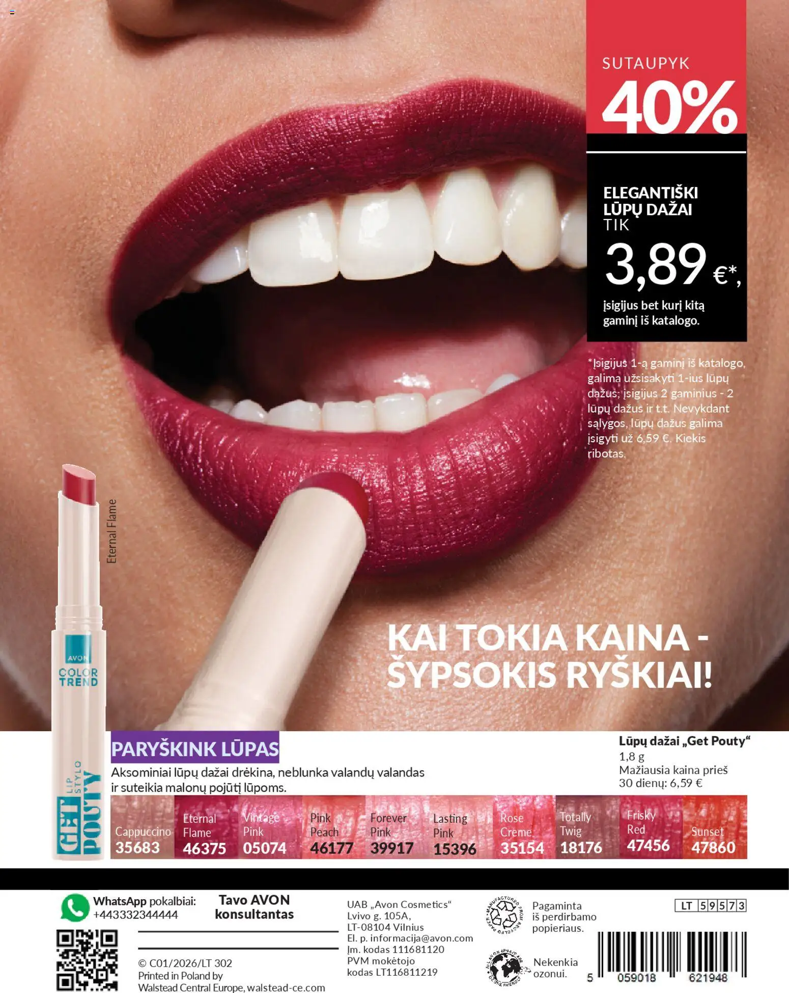 AVON akcijos nuo 01.01.2026 | Puslapis: 196