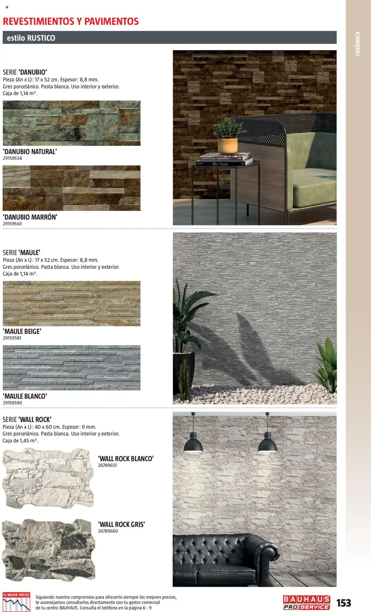 Bauhaus - ProService  │ válido desde el 24.02.2025 | Página: 153 | Productos: Pasta, Té, Teléfono, Caja
