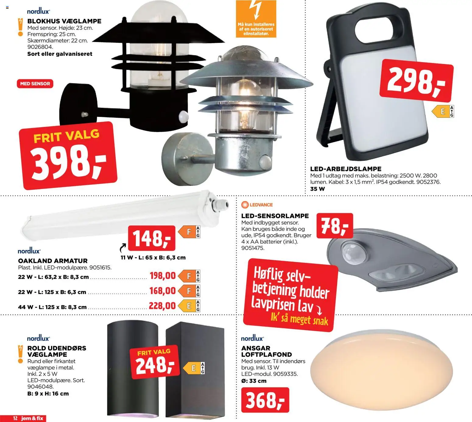 Jem & fix tilbudsavis – gyldig fra 30.11.2025 | Side: 12 | Produkter: Batterier, Kabel