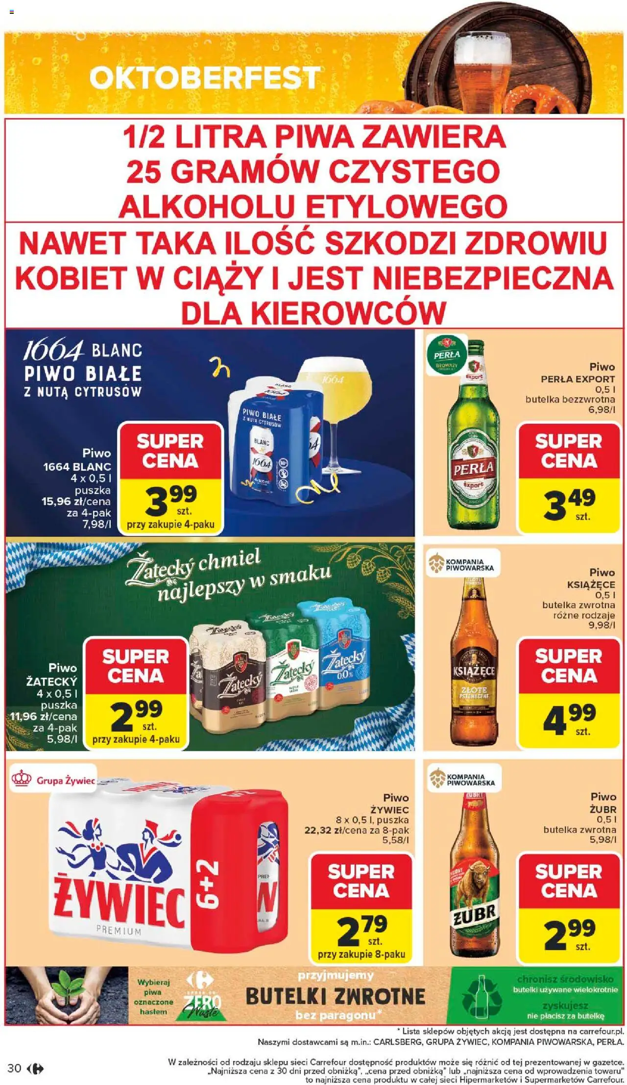 Carrefour Gazetka od 22.09.2025 | Strona: 32 | Produkty: Piwo