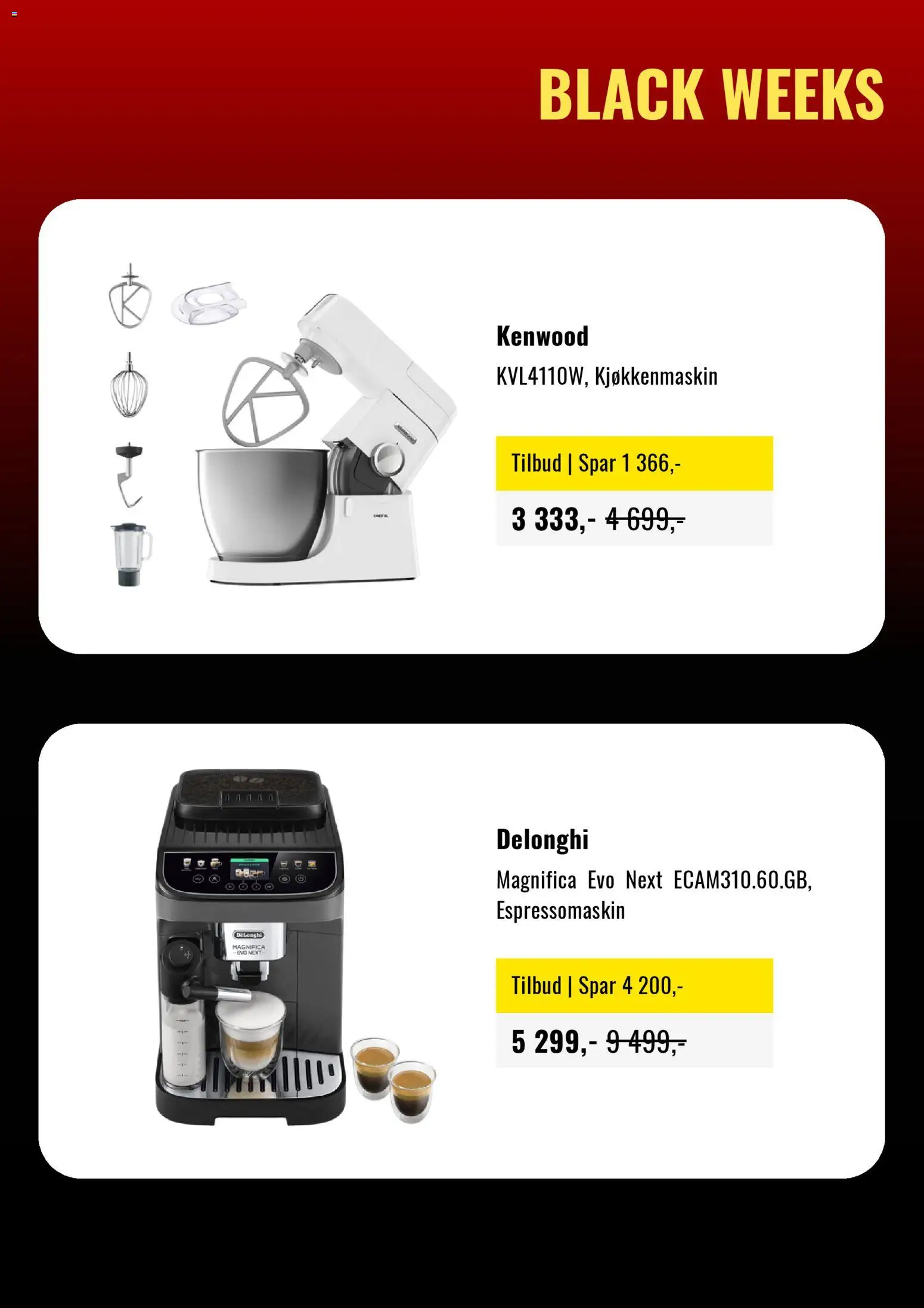 {H1} | Side: 2 | Produkter: Espressomaskin, Суміш дитяча, Kjøkkenmaskin