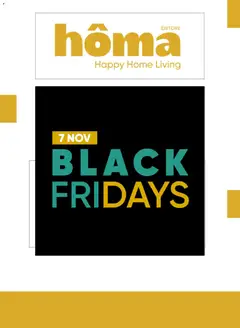 Pré-visualização Hôma Black Friday válido de 07.11.2025