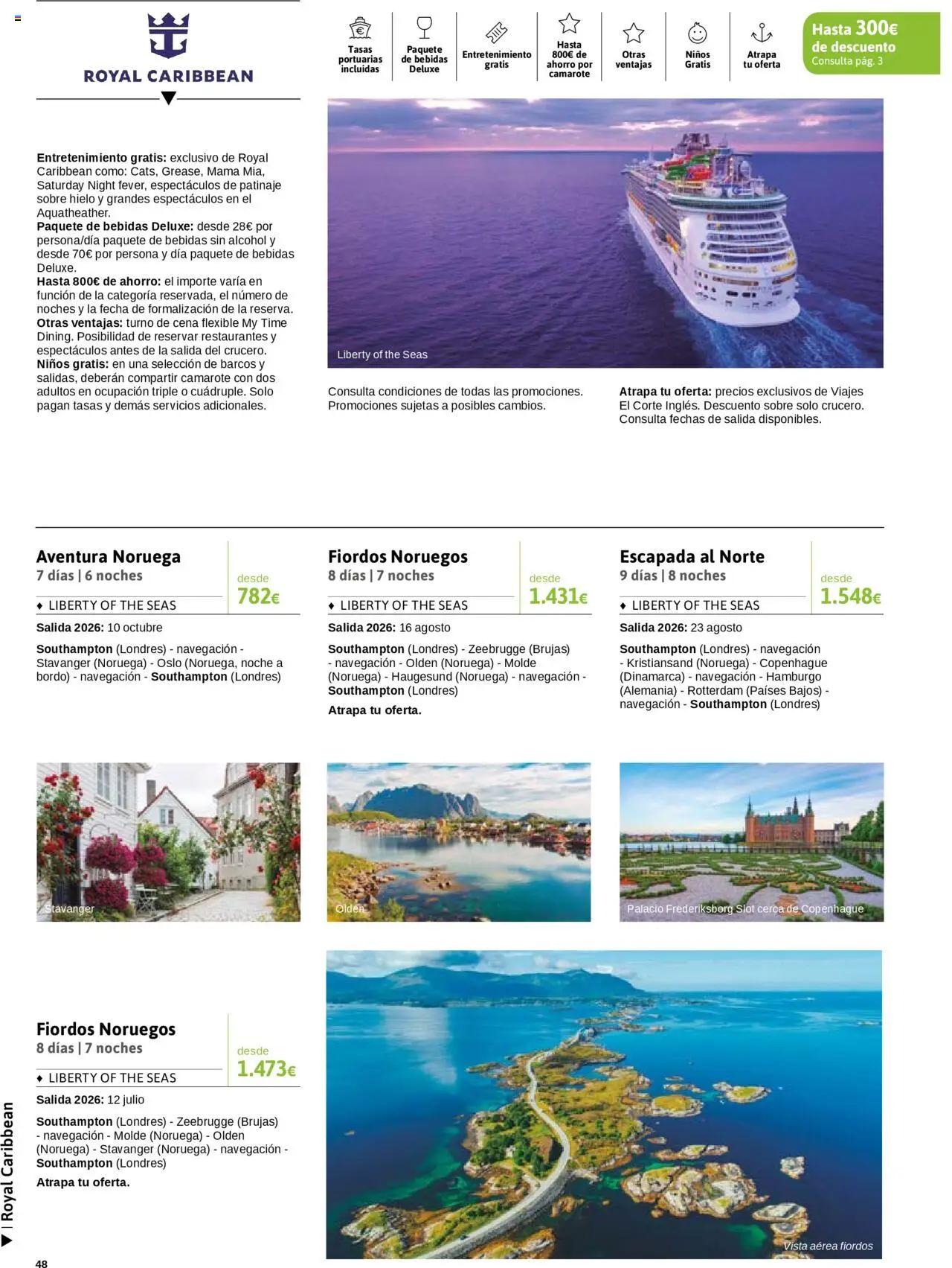 Viajes El Corte Inglés - Crucero Fantástico │ válido desde el 16.09.2025 | Página: 48 | Productos: Ηλεκτρονικα ειδη, Navegación