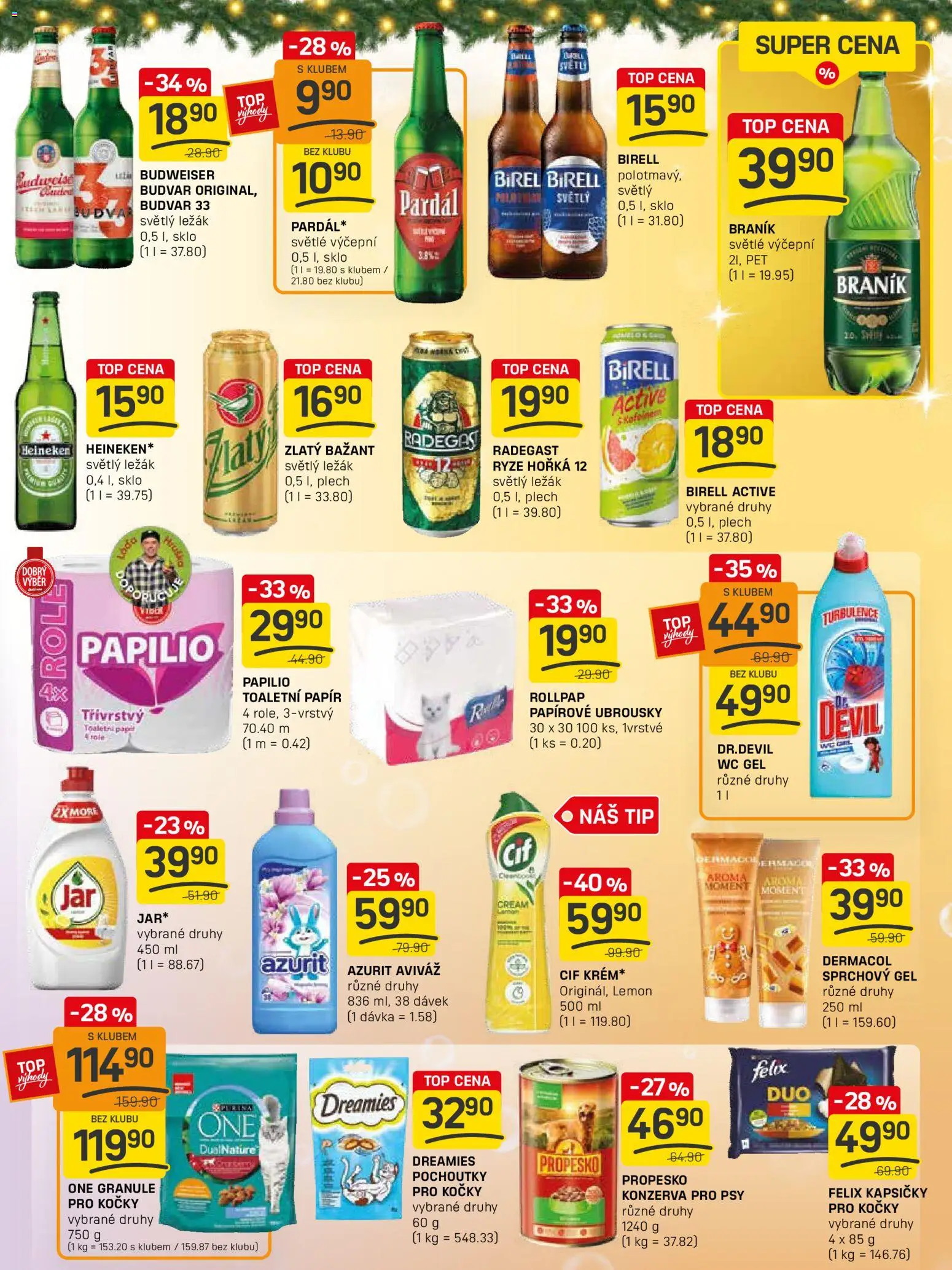 Flop leták - FlopTop od 10.12.2025 | Strana: 11 | Produkty: Birell, Ubrousky, Konzerva pro psy, Radegast