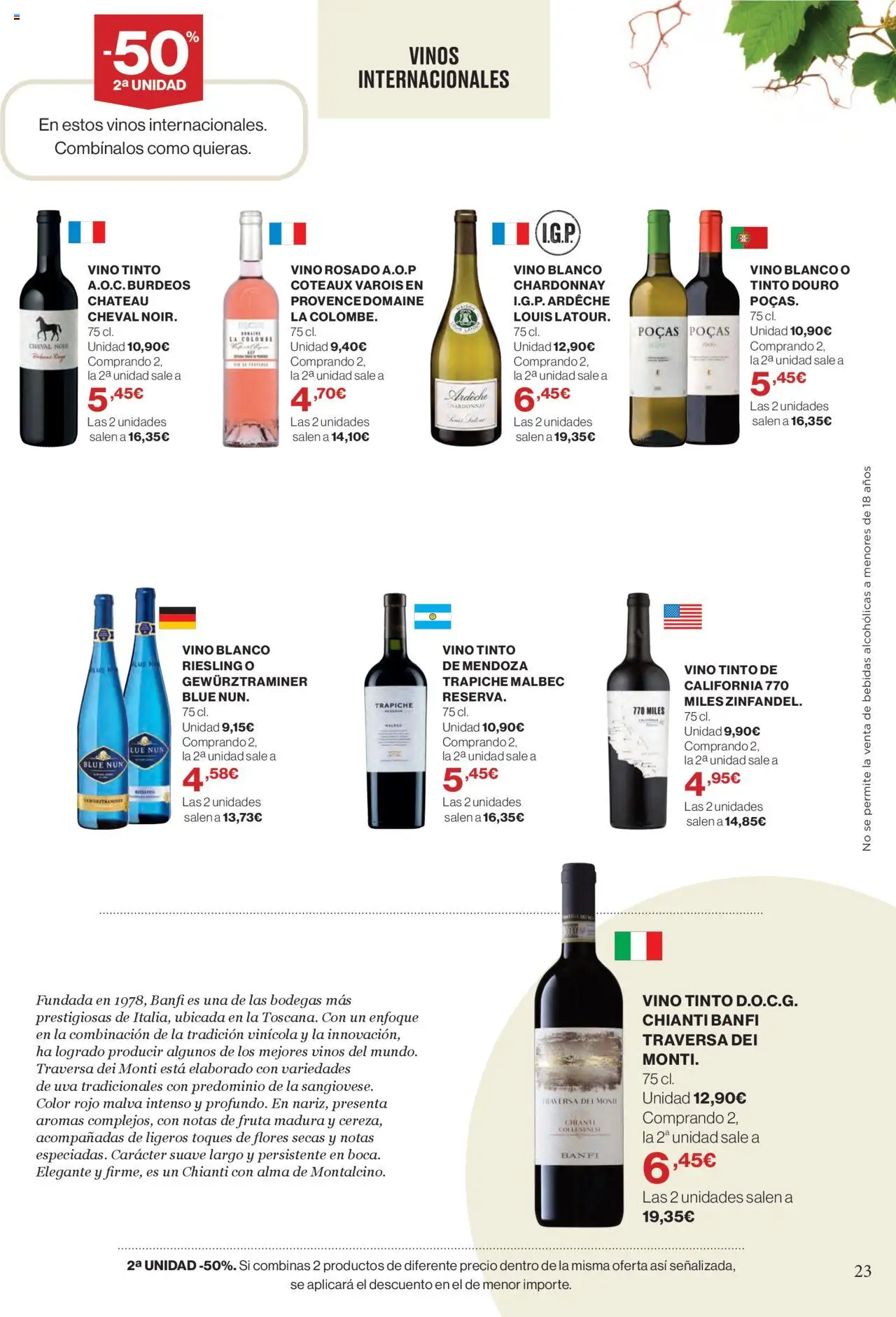 Supercor Canarias │ válido desde el 11.09.2025 | Página: 23 | Productos: Vino rosado, Vino