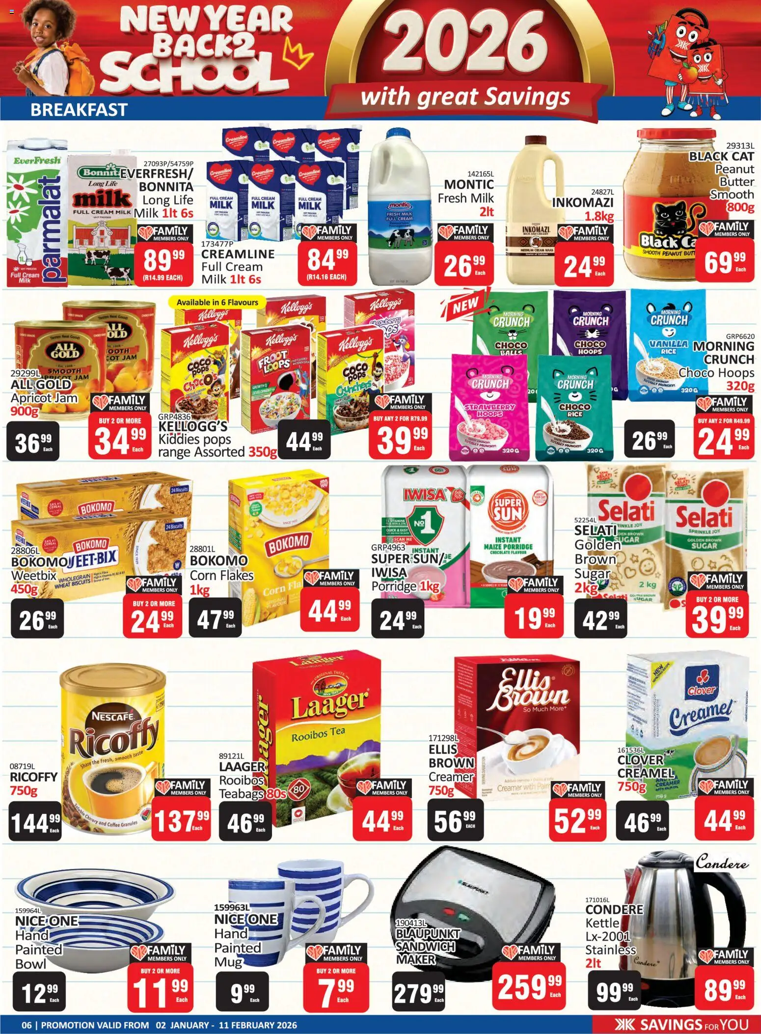 New KIT KAT Cash & Carry catalogue – valid from 02.01.2026 | Page: 6 | Products: Bowl, Kettle, Milk, Coffee
