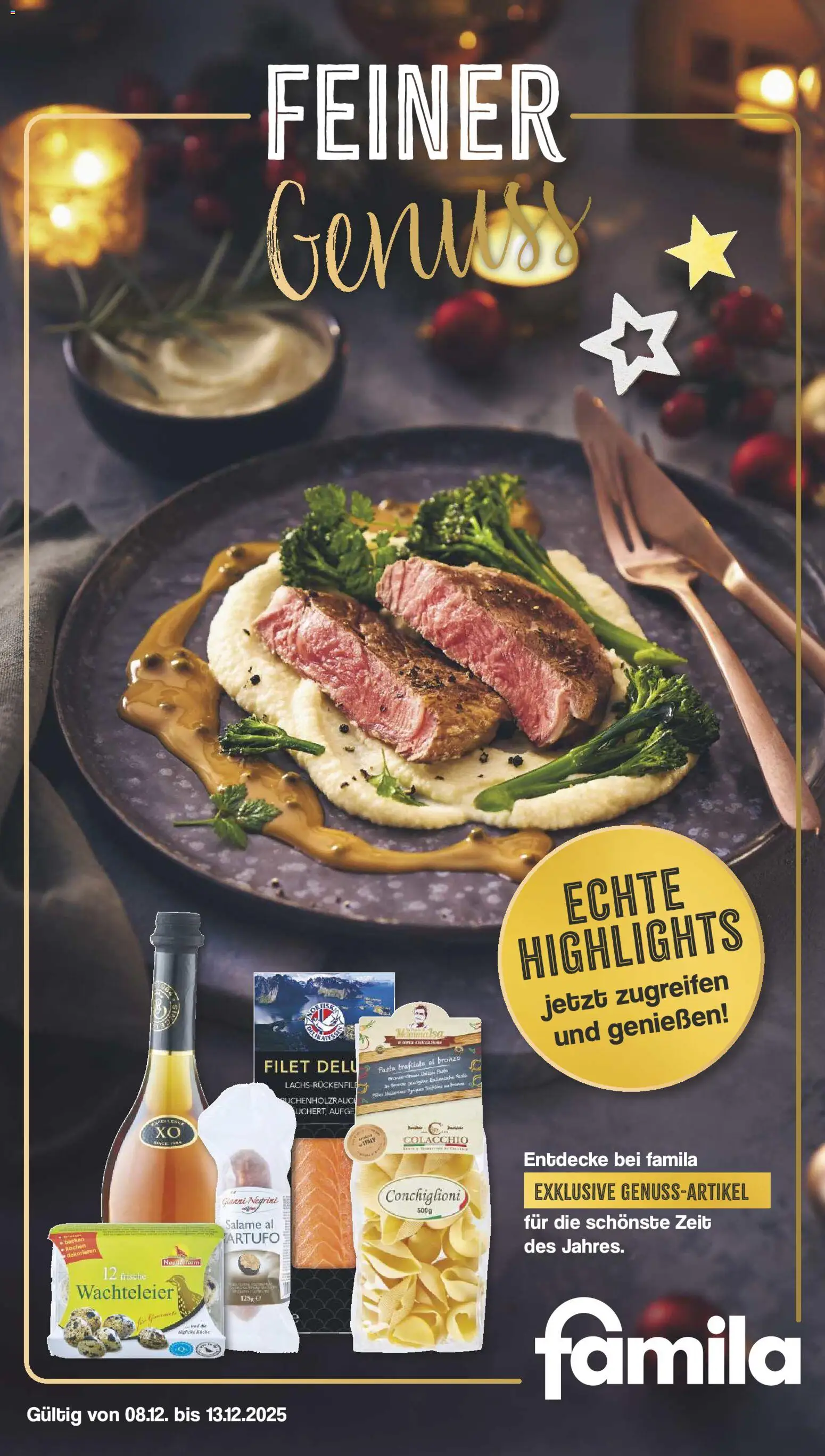 Famila Nordwest Sonderangebote – gültig ab 08.12.2025 | Seite: 1 | Produkte: Küche, Pasta