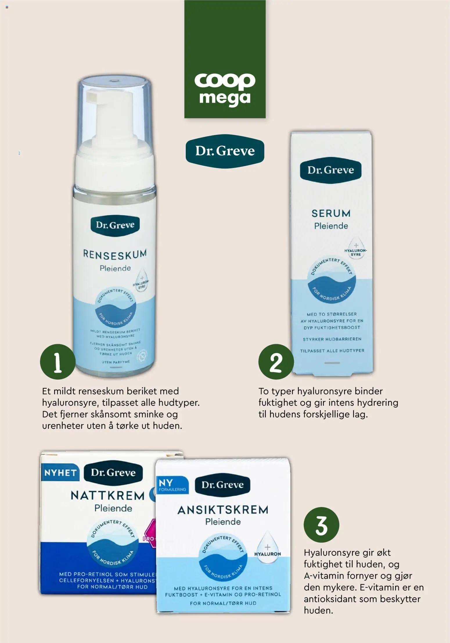 {H1} | Side: 9 | Produkter: Nattkrem, Ansiktskrem, Parfyme, Sminke