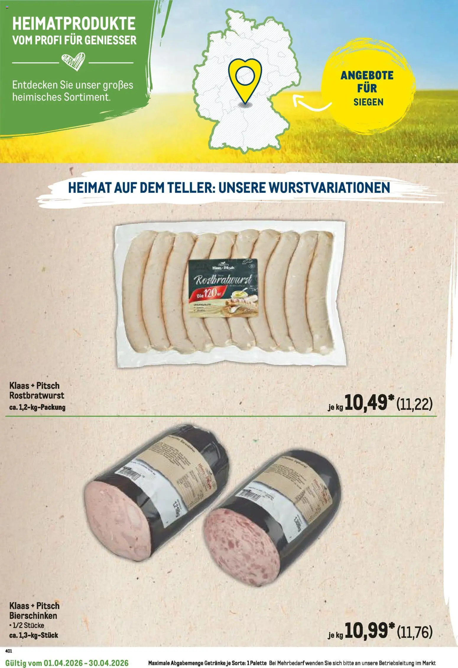 Metro Regionaler Flyer – gültig ab 01.04.2026 | Seite: 8