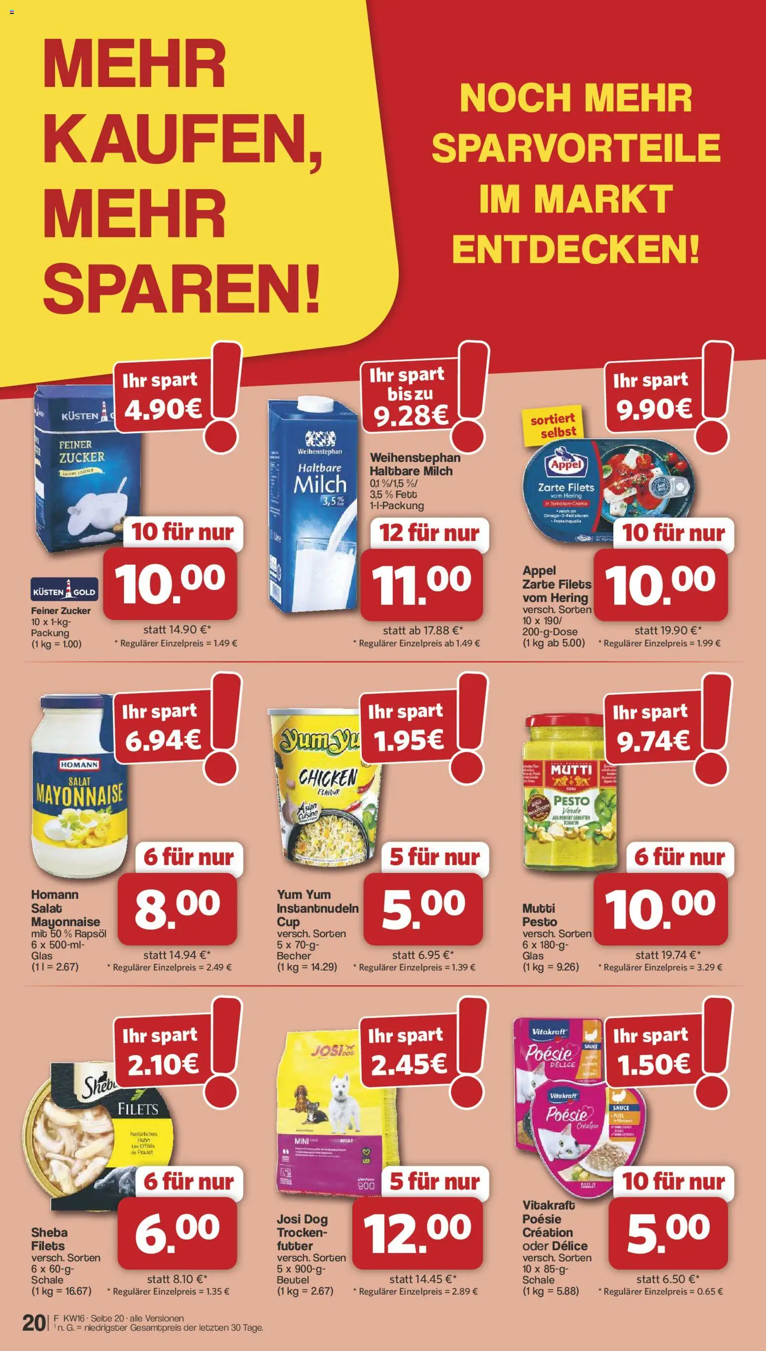 Famila Nordwest Prospekt 	 – gültig ab 13.04.2026 | Seite: 22 | Produkte: Pute, Sheba, Haltbare milch, Mayonnaise