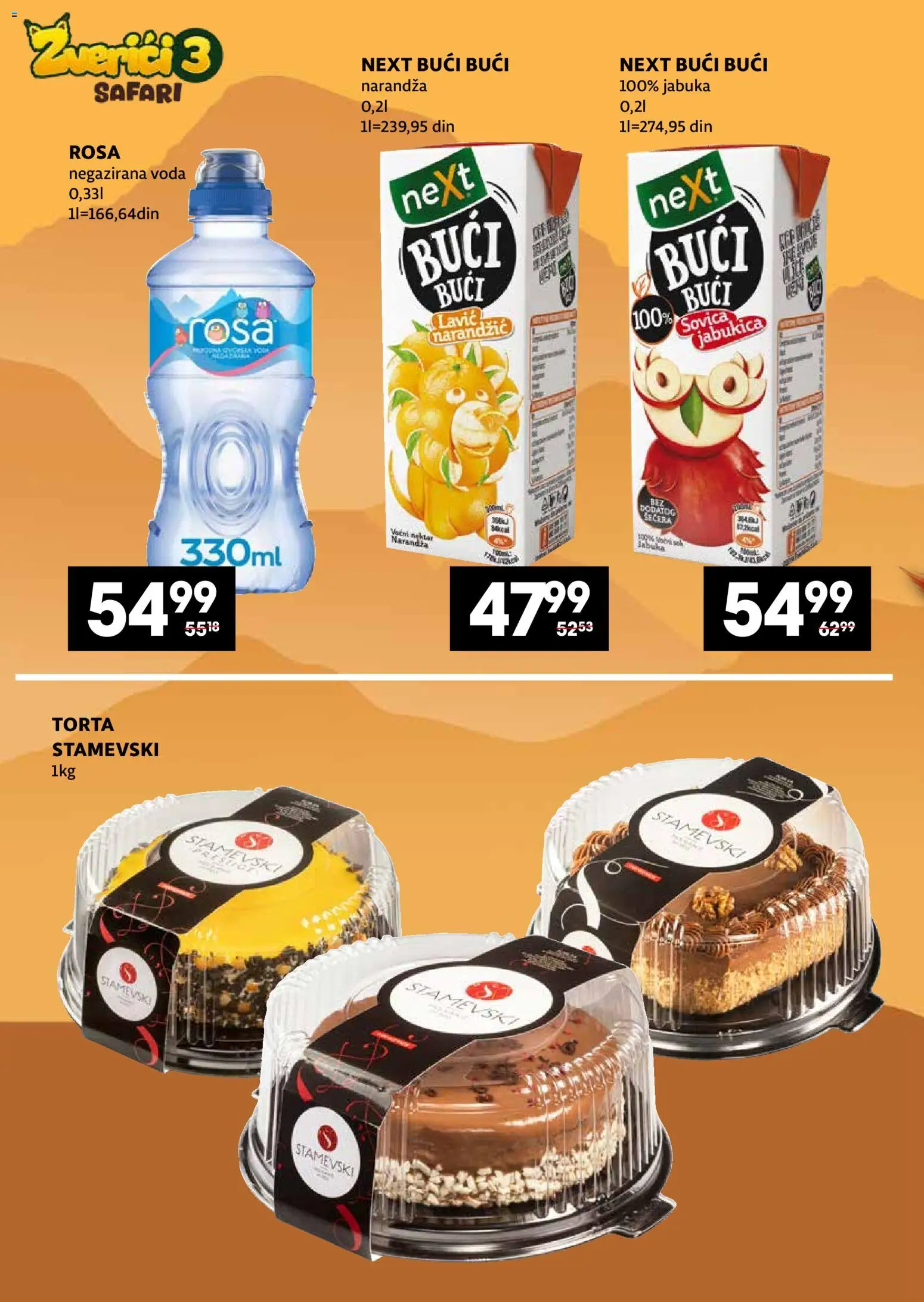 Roda katalog - važi od 20.04.2026 | Strana: 10 | Proizvode: Nektar, Negazirana voda, Voda, Torta