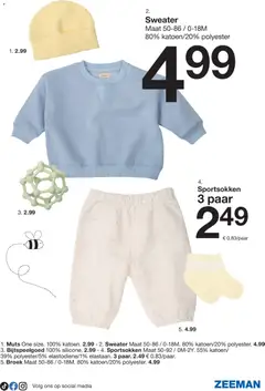 Zeeman folder - Voorbeeld van een folder van Zeeman, geldig van 14.03.2026 | Pagina: 13 | Producten: Broek, Sweater