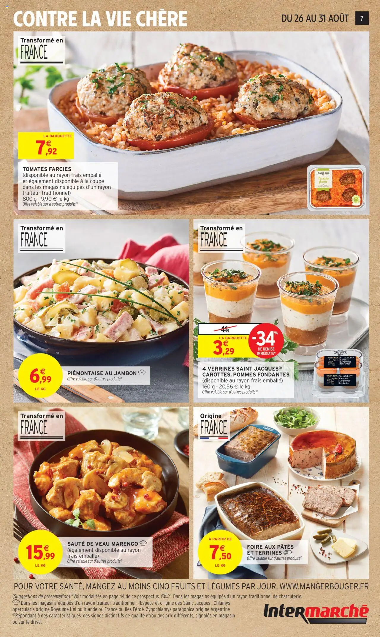  | Page: 7 | Produits: Verrines, Pommes, Tomates, Pâtes