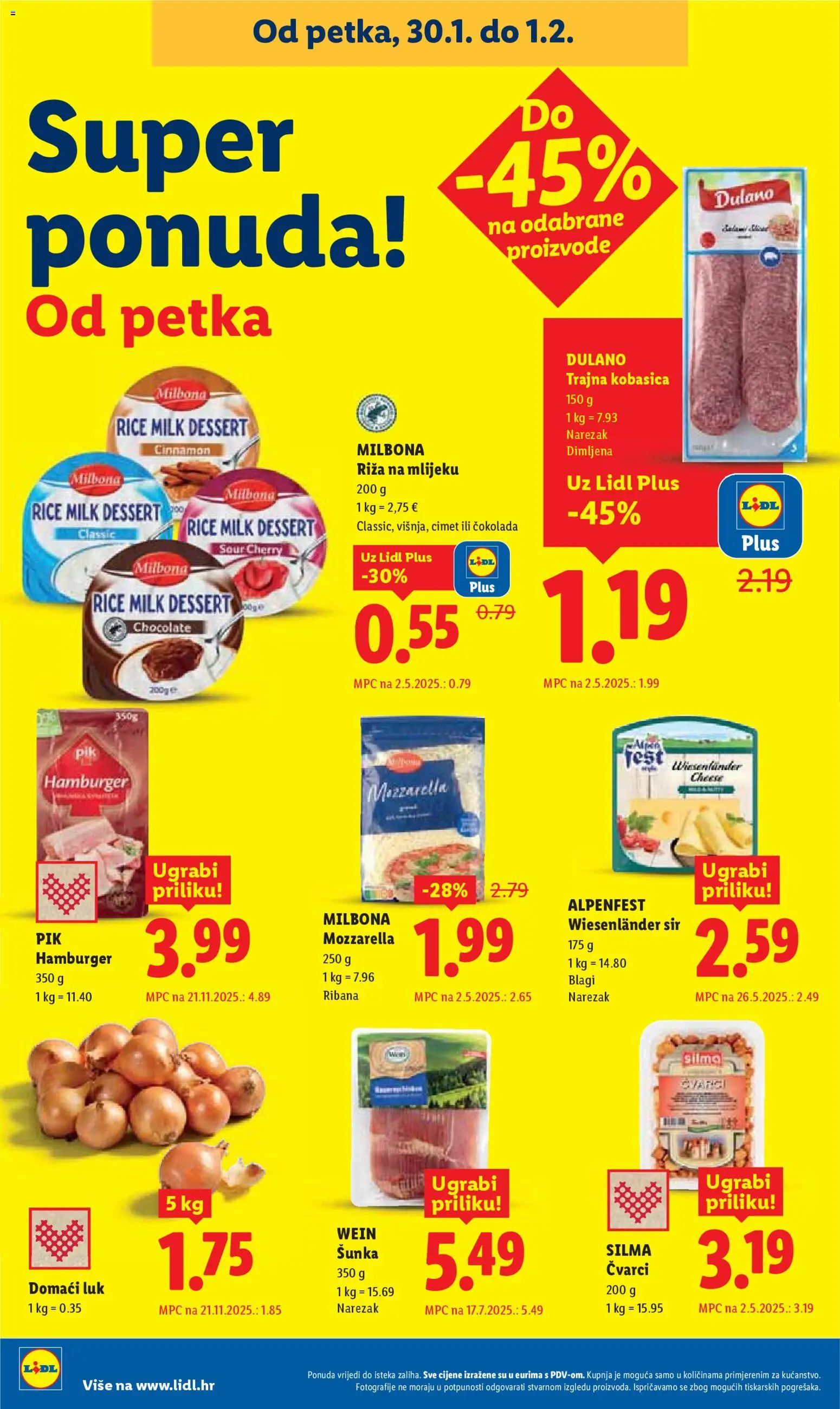 Lidl katalog | vrijedi od 26.01.2026 | Stranica: 52 | Proizvodi: Čokolada, Šunka, Narezak, Kobasica