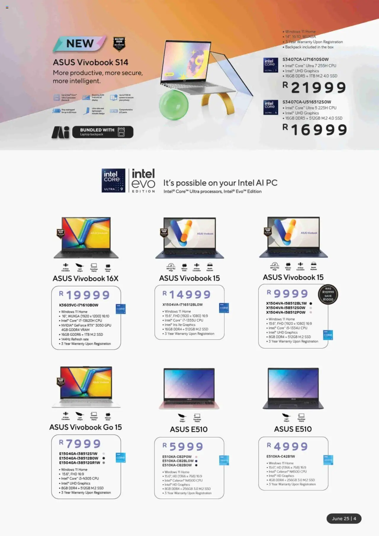Computer Mania Specials │ valid from 01.06.2025 | Page: 5 | Products: PC, Backpack, Laptop, Box