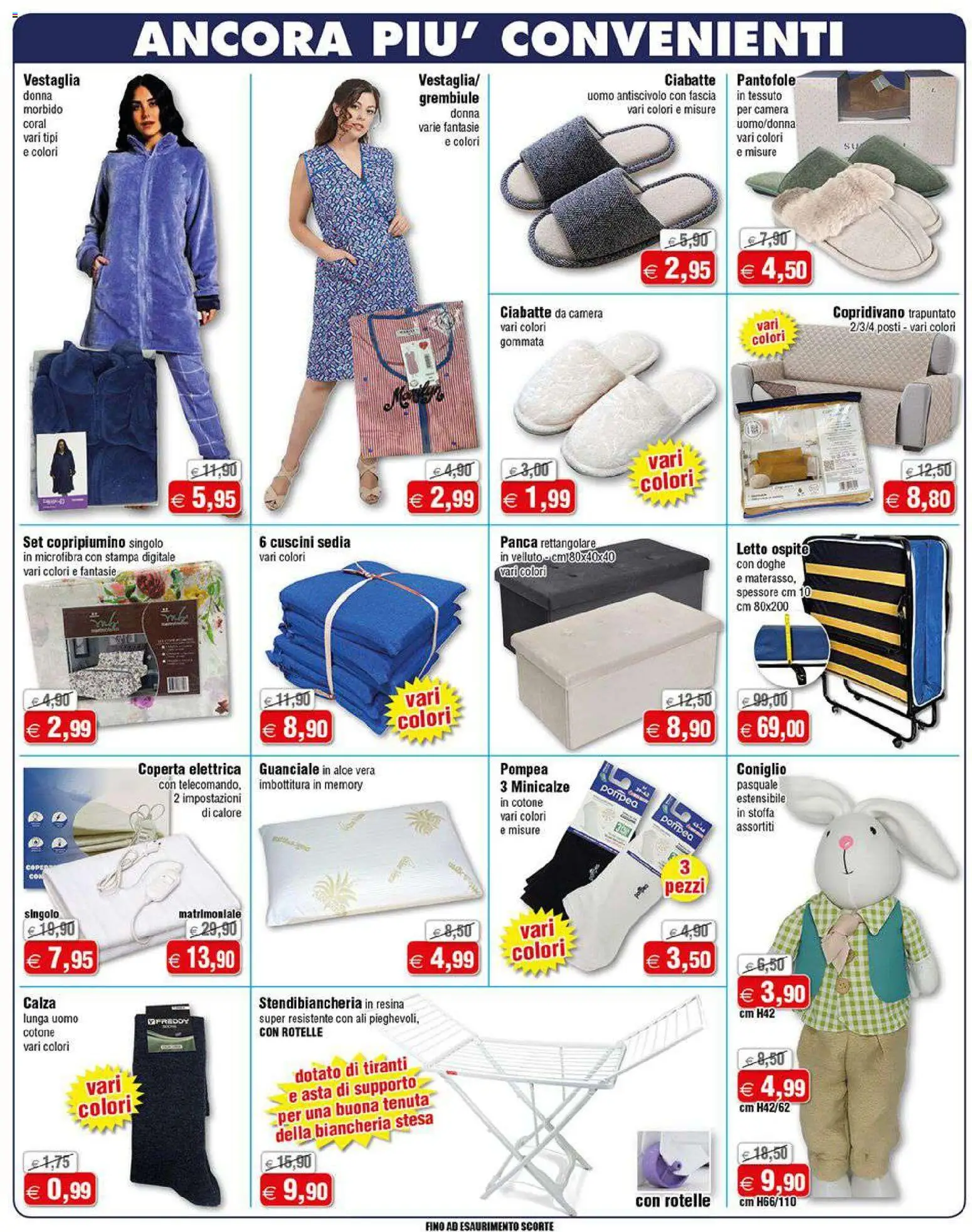 Volantino Magazzini Smart del 11.03.2026 | Pagina: 3 | Prodotti: Stendibiancheria, Aloe vera, Stampa, Guanciale