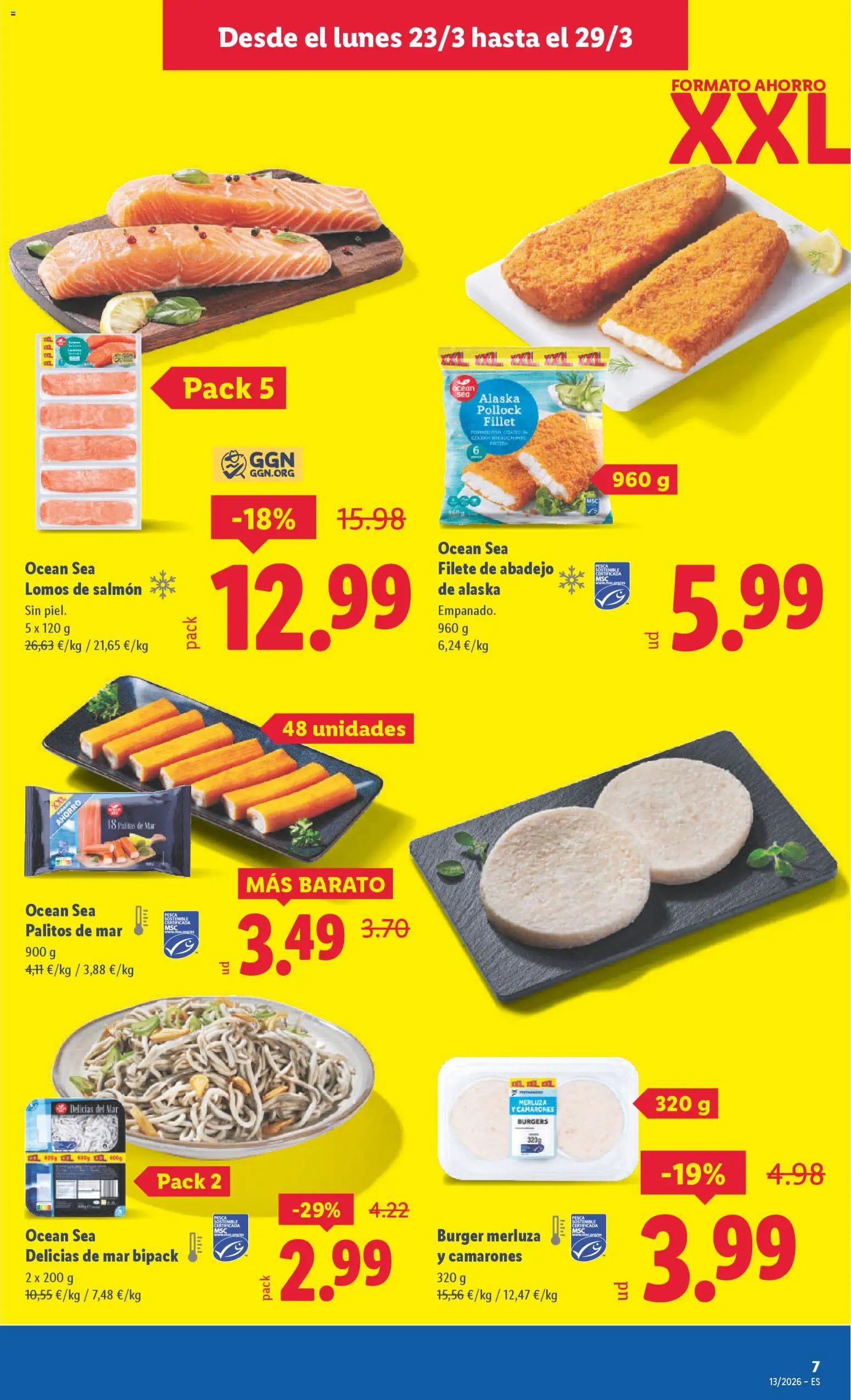 Lidl folleto │ válido desde el 23.03.2026 | Página: 7 | Productos: Filete