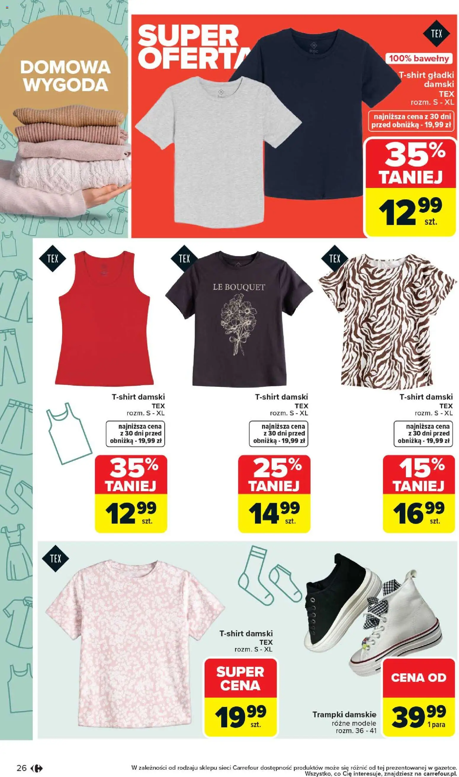 Carrefour gazetka - Łap super okazje od 27.04.2026 | Strona: 26 | Produkty: Trampki, Trampki damskie